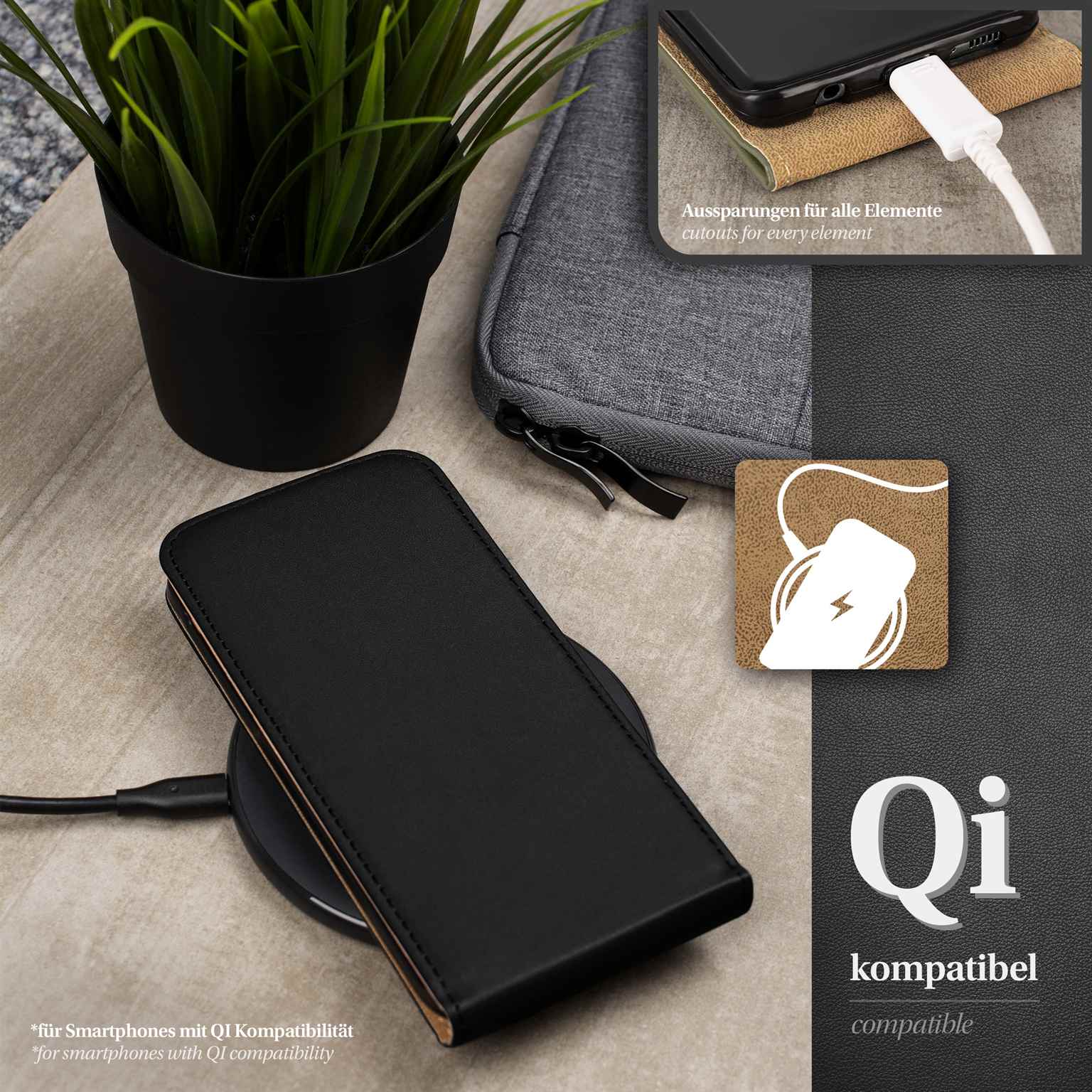 moex Flip Case Samsung Galaxy A17 (4G) Klapphülle Leder Optik – Weiteres Produktbild 6