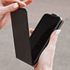 moex Flip Case für Apple iPhone 12 – PU Lederhülle mit 360 Grad Schutz, klappbar