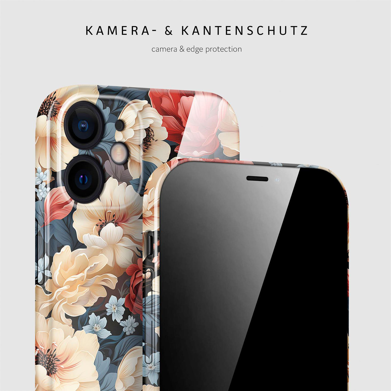 ONEFLOW Flower Cover iPhone 12 Hülle mit Blumen Design – Weiteres Produktbild 2 ONEFLOW Flower Cover iPhone 12 Hülle mit Blumen Design – Weiteres Produktbild 2