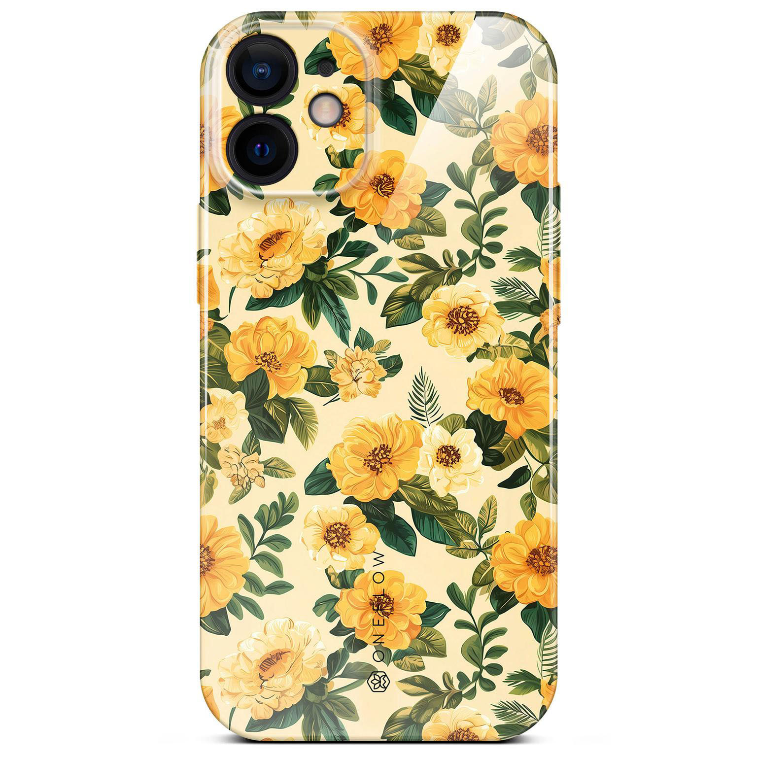ONEFLOW Flower Cover iPhone 12 Blumen Muster Hülle mit Blumen Design – Sunny Melody ONEFLOW Flower Cover iPhone 12 Blumen Muster Hülle mit Blumen Design – Sunny Melody