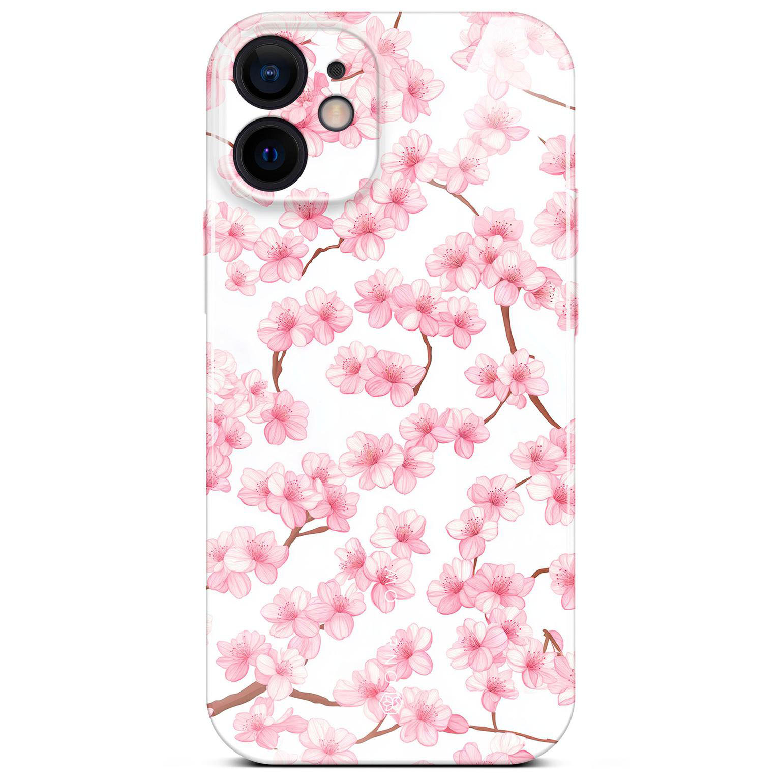 ONEFLOW Flower Cover iPhone 12 Blumen Muster Hülle mit Blumen Design – Sakura Breeze ONEFLOW Flower Cover iPhone 12 Blumen Muster Hülle mit Blumen Design – Sakura Breeze