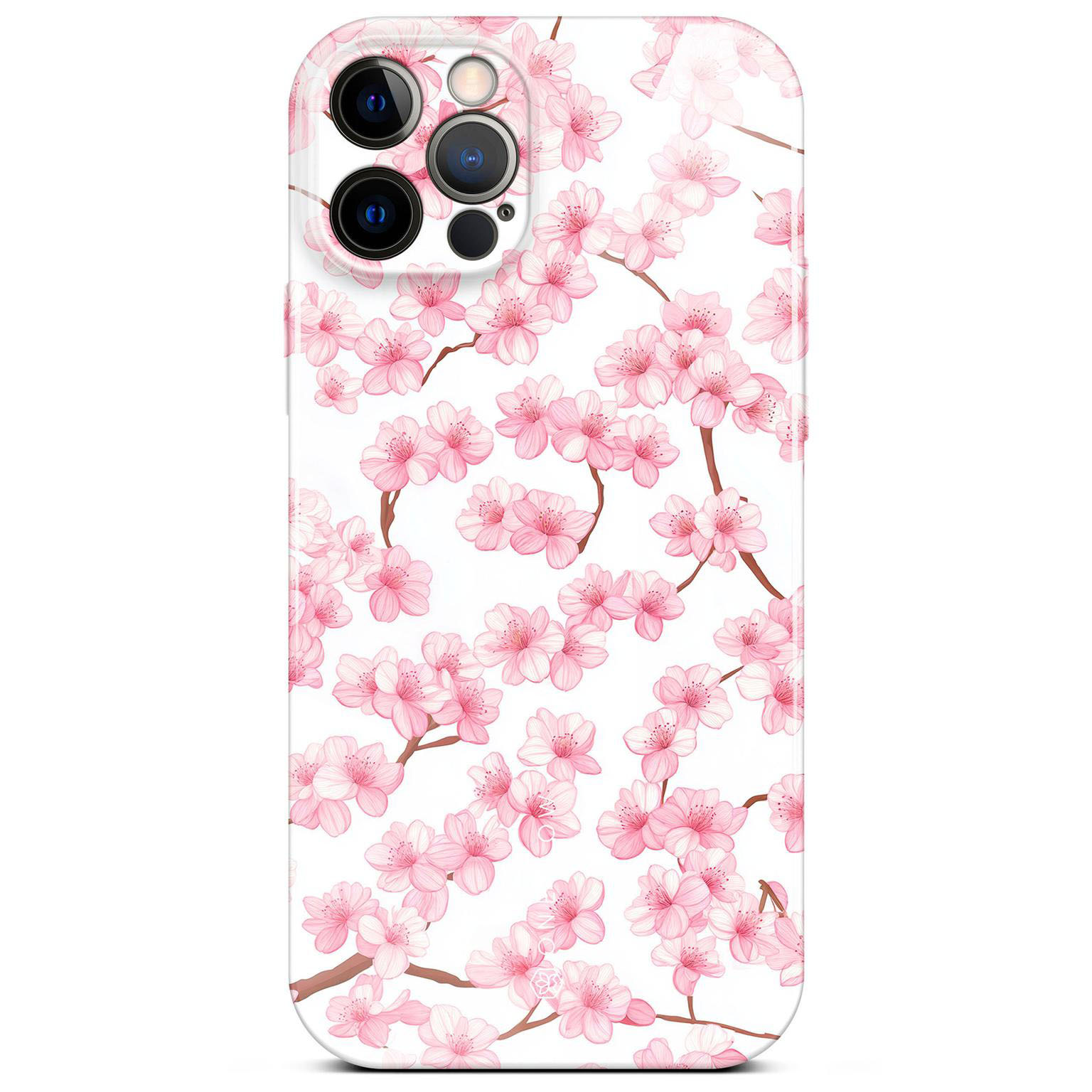 ONEFLOW Flower Cover iPhone 12 Pro Blumen Muster Hülle mit Blumen Design – Sakura Breeze ONEFLOW Flower Cover iPhone 12 Pro Blumen Muster Hülle mit Blumen Design – Sakura Breeze