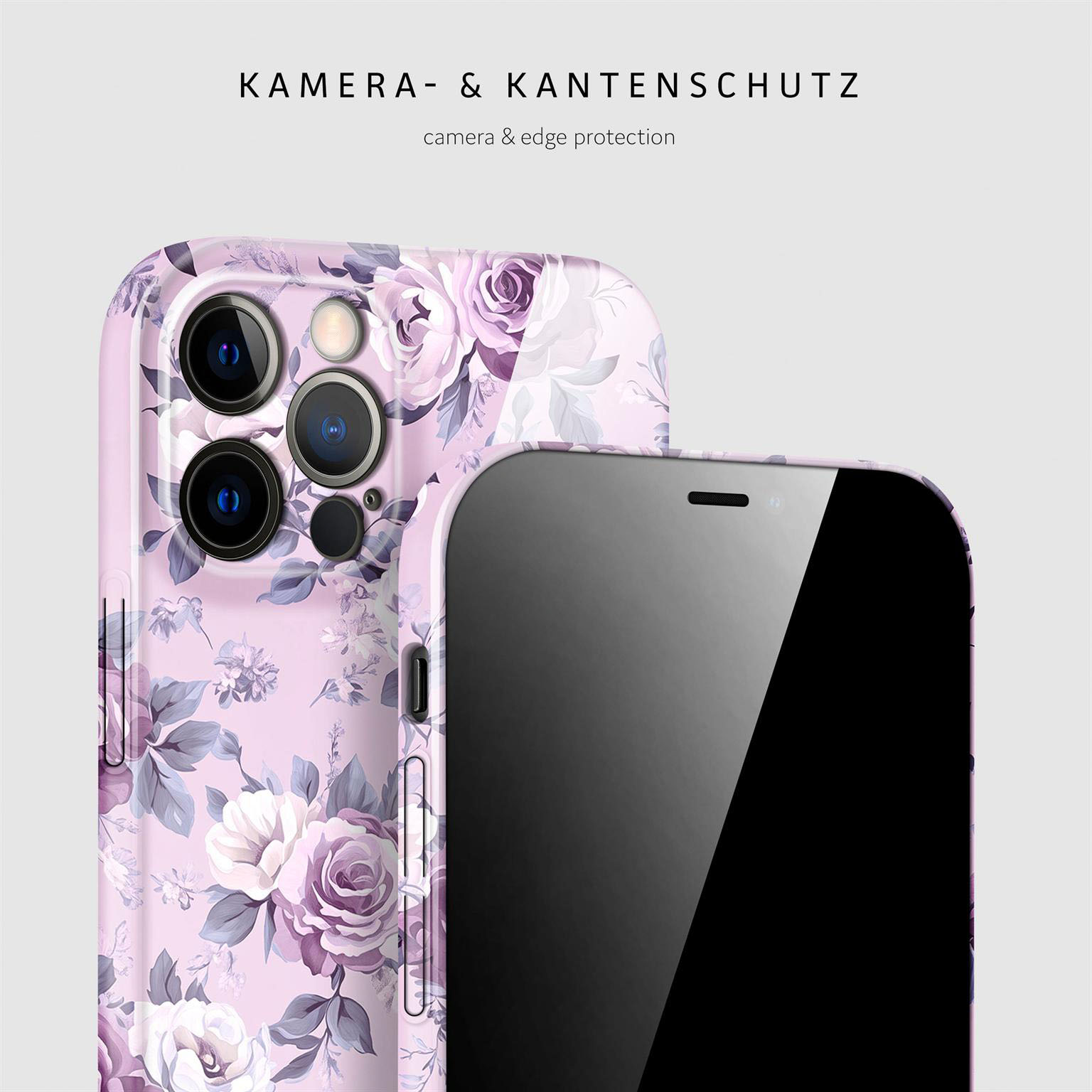 ONEFLOW Flower Cover iPhone 12 Pro Hülle mit Blumen Design – Weiteres Produktbild 2 ONEFLOW Flower Cover iPhone 12 Pro Hülle mit Blumen Design – Weiteres Produktbild 2