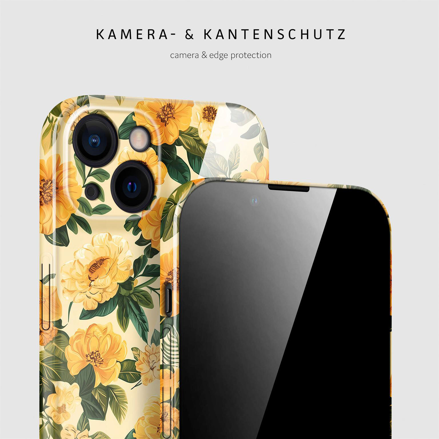 ONEFLOW Flower Cover iPhone 13 Hülle mit Blumen Design – Weiteres Produktbild 2 ONEFLOW Flower Cover iPhone 13 Hülle mit Blumen Design – Weiteres Produktbild 2