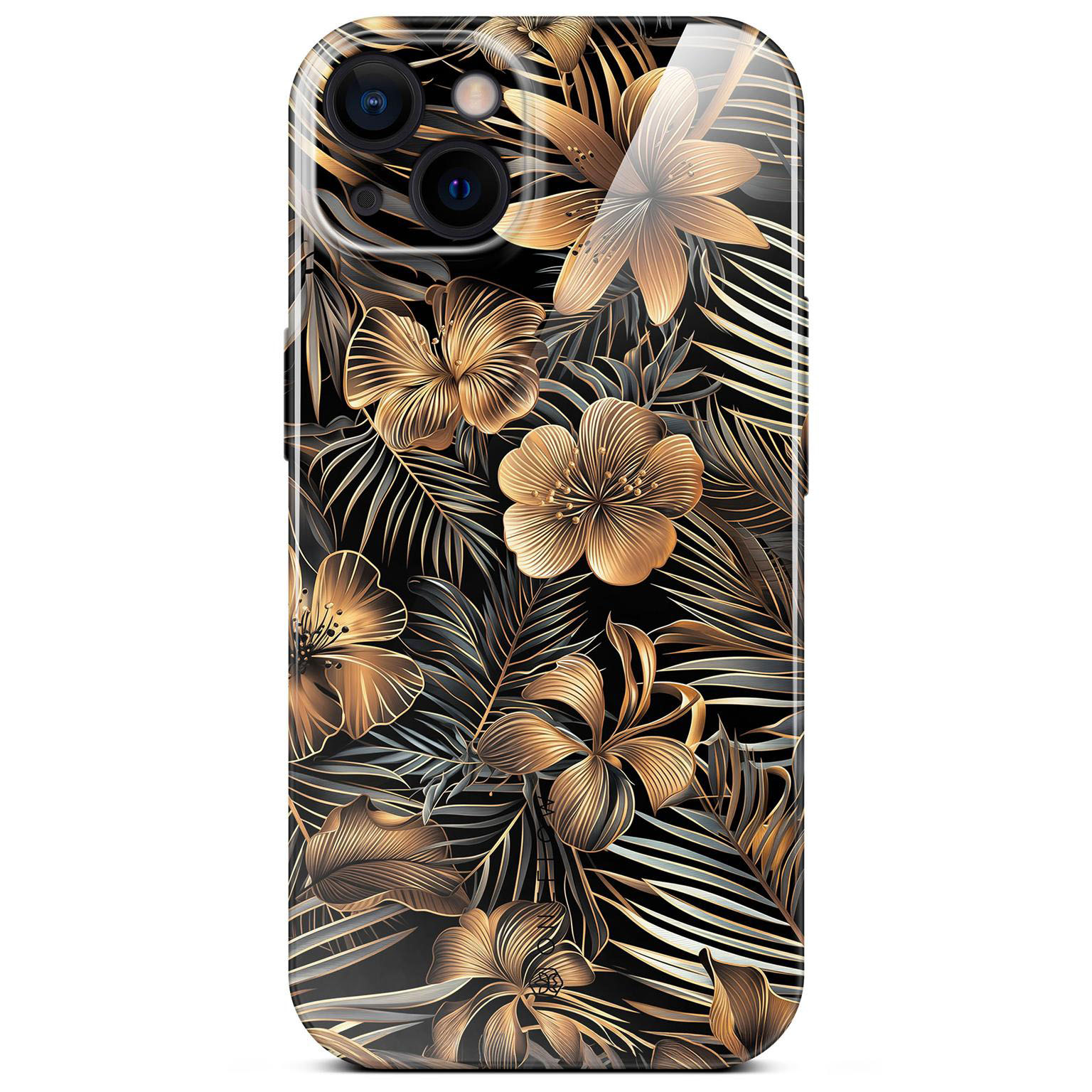 ONEFLOW Flower Cover iPhone 13 Blumen Muster Hülle mit Blumen Design – Exotic Glow ONEFLOW Flower Cover iPhone 13 Blumen Muster Hülle mit Blumen Design – Exotic Glow