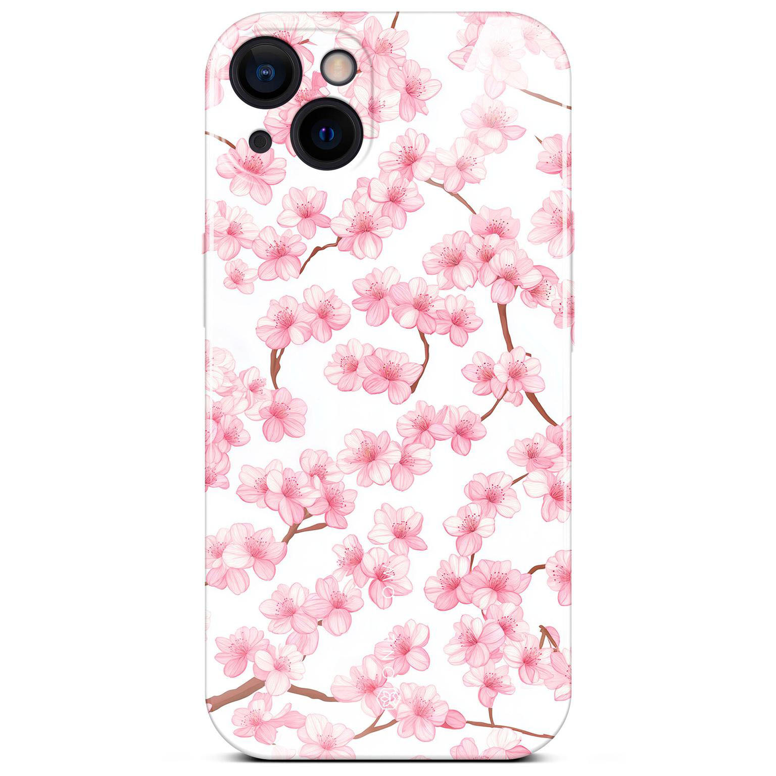 ONEFLOW Flower Cover iPhone 13 Blumen Muster Hülle mit Blumen Design – Sakura Breeze ONEFLOW Flower Cover iPhone 13 Blumen Muster Hülle mit Blumen Design – Sakura Breeze