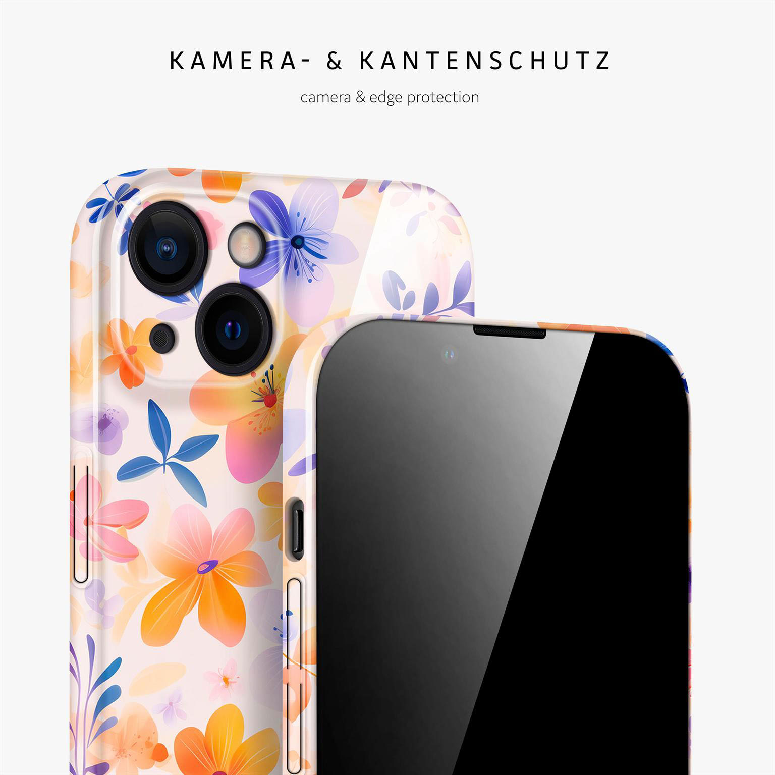 ONEFLOW Flower Cover iPhone 13 Hülle mit Blumen Design – Weiteres Produktbild 2 ONEFLOW Flower Cover iPhone 13 Hülle mit Blumen Design – Weiteres Produktbild 2