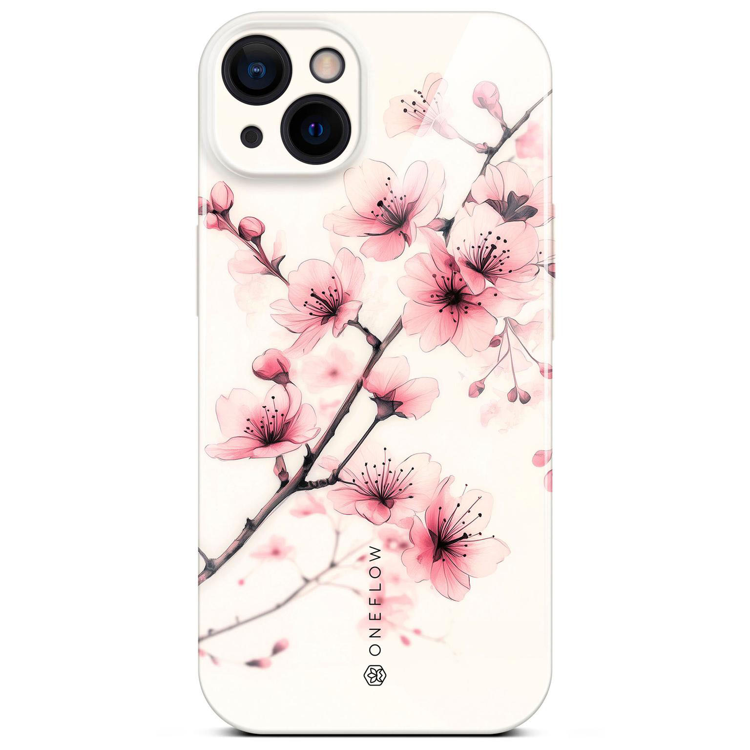ONEFLOW Flower Cover iPhone 13 Blumen Muster Hülle mit Blumen Design – Spring Serenity ONEFLOW Flower Cover iPhone 13 Blumen Muster Hülle mit Blumen Design – Spring Serenity