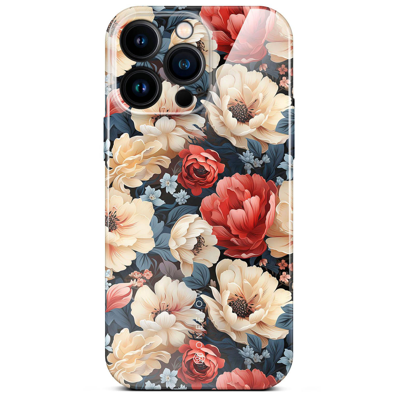 ONEFLOW Flower Cover iPhone 14 Pro Max Blumen Muster Hülle mit Blumen Design – Mystic Flora ONEFLOW Flower Cover iPhone 14 Pro Max Blumen Muster Hülle mit Blumen Design – Mystic Flora