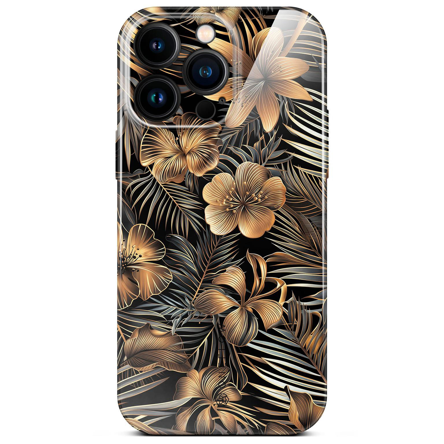 ONEFLOW Flower Cover iPhone 14 Pro Max Blumen Muster Hülle mit Blumen Design – Exotic Glow ONEFLOW Flower Cover iPhone 14 Pro Max Blumen Muster Hülle mit Blumen Design – Exotic Glow