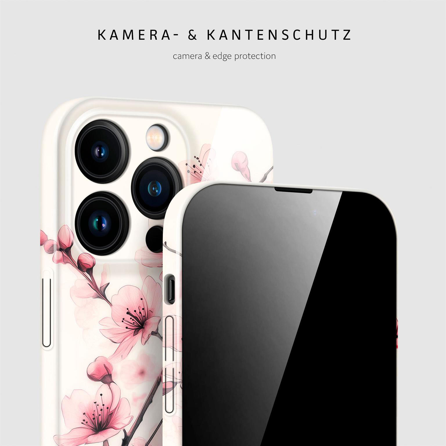 ONEFLOW Flower Cover iPhone 14 Pro Max Hülle mit Blumen Design – Weiteres Produktbild 2