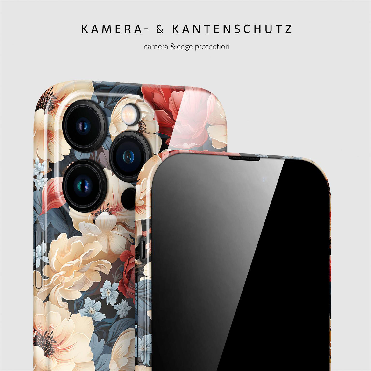ONEFLOW Flower Cover iPhone 14 Pro Hülle mit Blumen Design – Weiteres Produktbild 2 ONEFLOW Flower Cover iPhone 14 Pro Hülle mit Blumen Design – Weiteres Produktbild 2