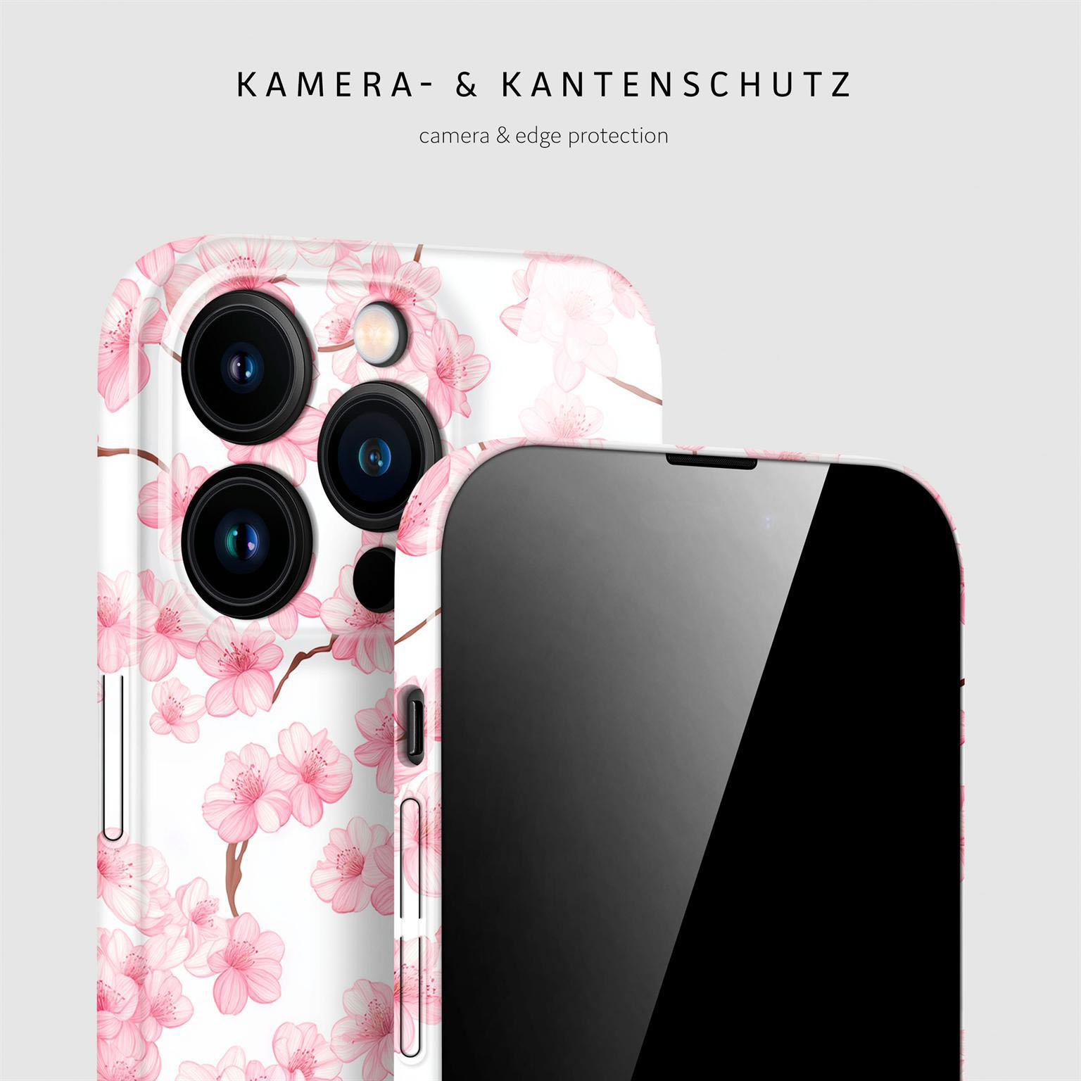 ONEFLOW Flower Cover iPhone 14 Pro Hülle mit Blumen Design – Weiteres Produktbild 2