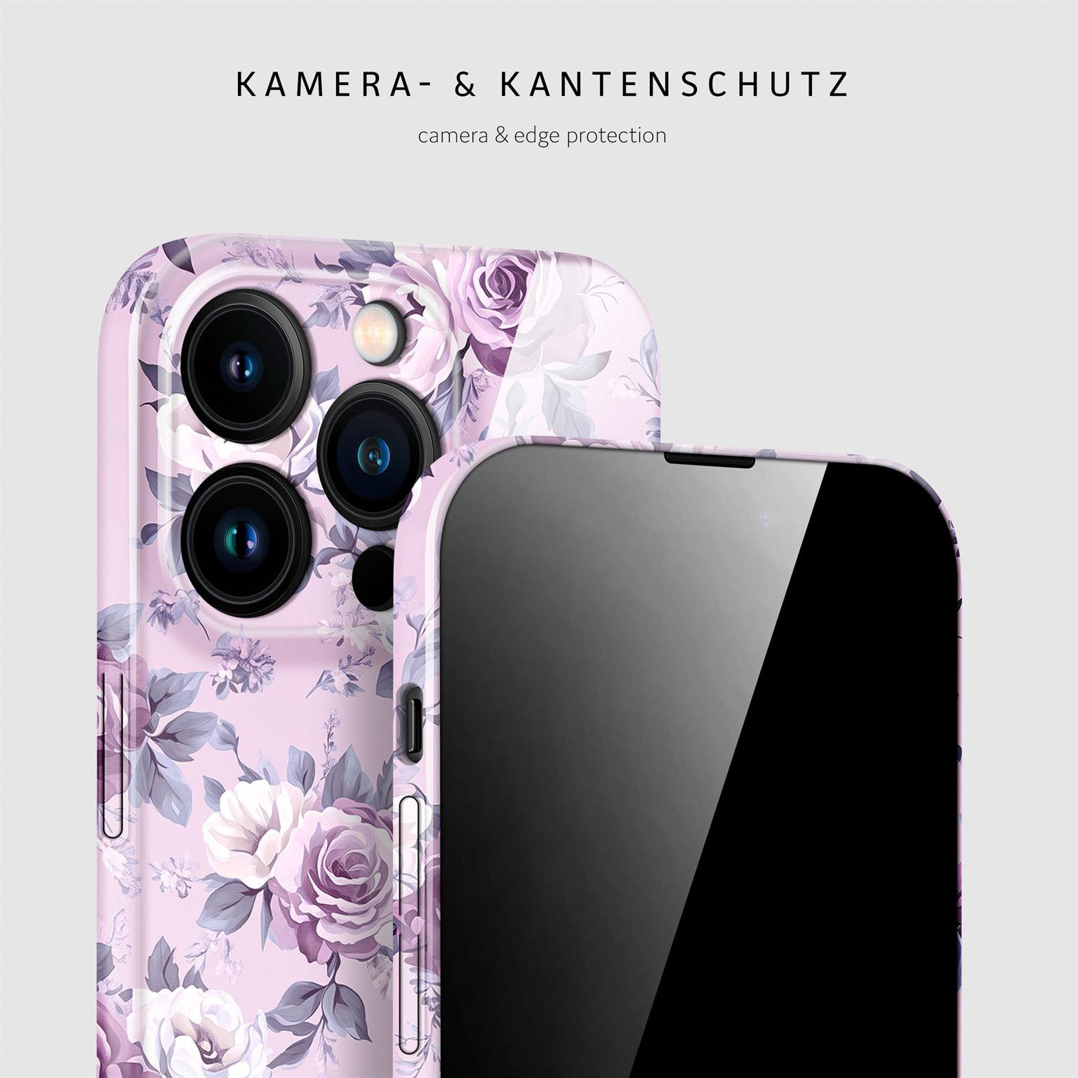 ONEFLOW Flower Cover iPhone 14 Pro Hülle mit Blumen Design – Weiteres Produktbild 2
