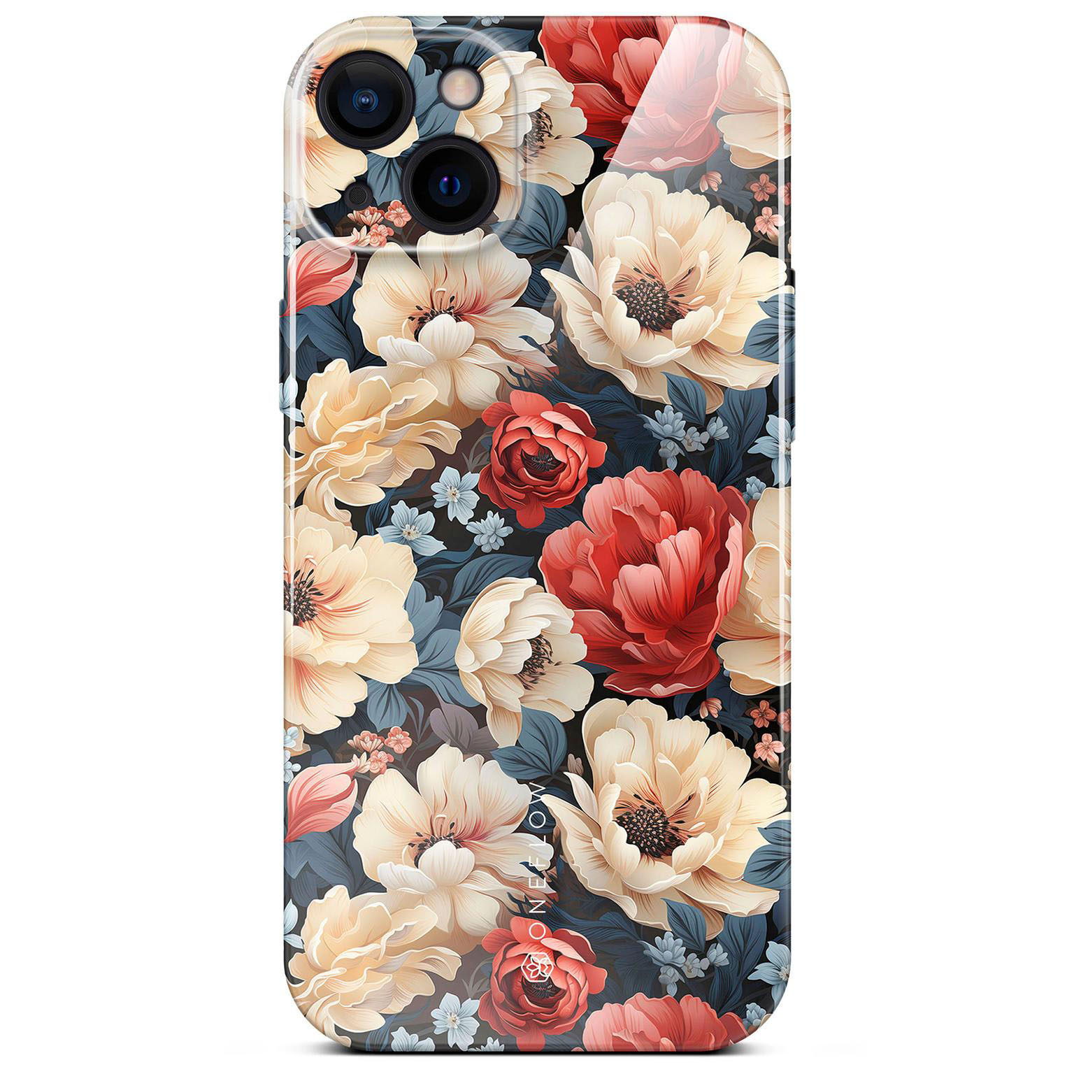 ONEFLOW Flower Cover iPhone 14 Blumen Muster Hülle mit Blumen Design – Mystic Flora ONEFLOW Flower Cover iPhone 14 Blumen Muster Hülle mit Blumen Design – Mystic Flora