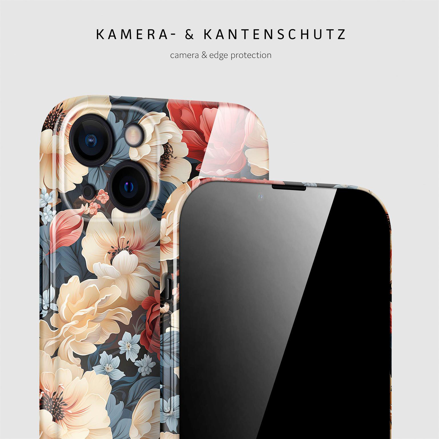 ONEFLOW Flower Cover iPhone 14 Hülle mit Blumen Design – Weiteres Produktbild 2 ONEFLOW Flower Cover iPhone 14 Hülle mit Blumen Design – Weiteres Produktbild 2