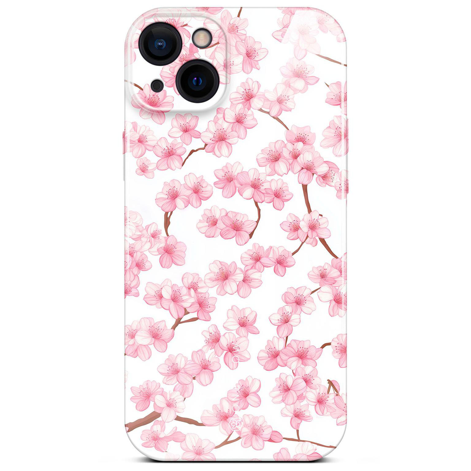 ONEFLOW Flower Cover iPhone 14 Blumen Muster Hülle mit Blumen Design – Sakura Breeze ONEFLOW Flower Cover iPhone 14 Blumen Muster Hülle mit Blumen Design – Sakura Breeze