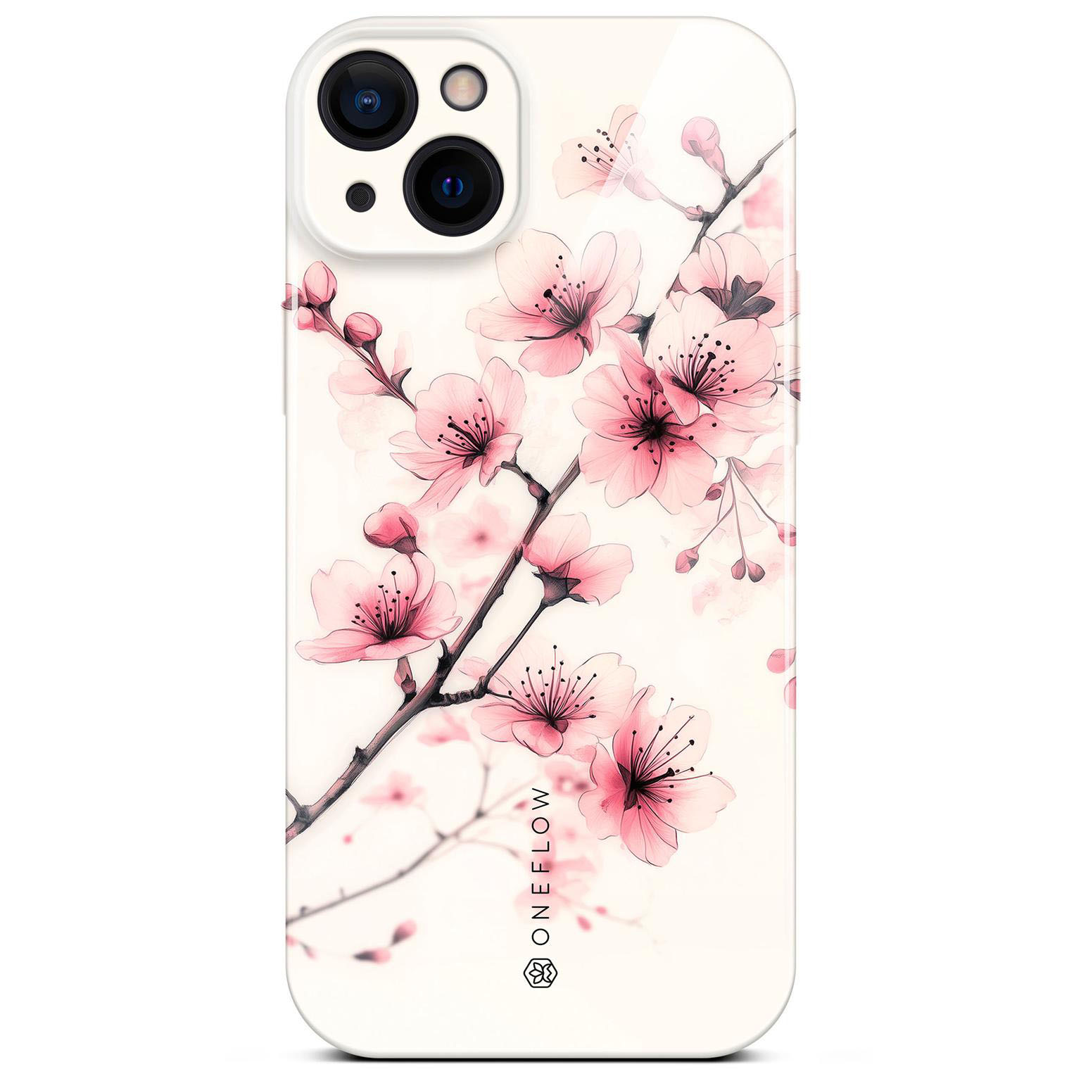 ONEFLOW Flower Cover iPhone 14 Blumen Muster Hülle mit Blumen Design – Spring Serenity ONEFLOW Flower Cover iPhone 14 Blumen Muster Hülle mit Blumen Design – Spring Serenity