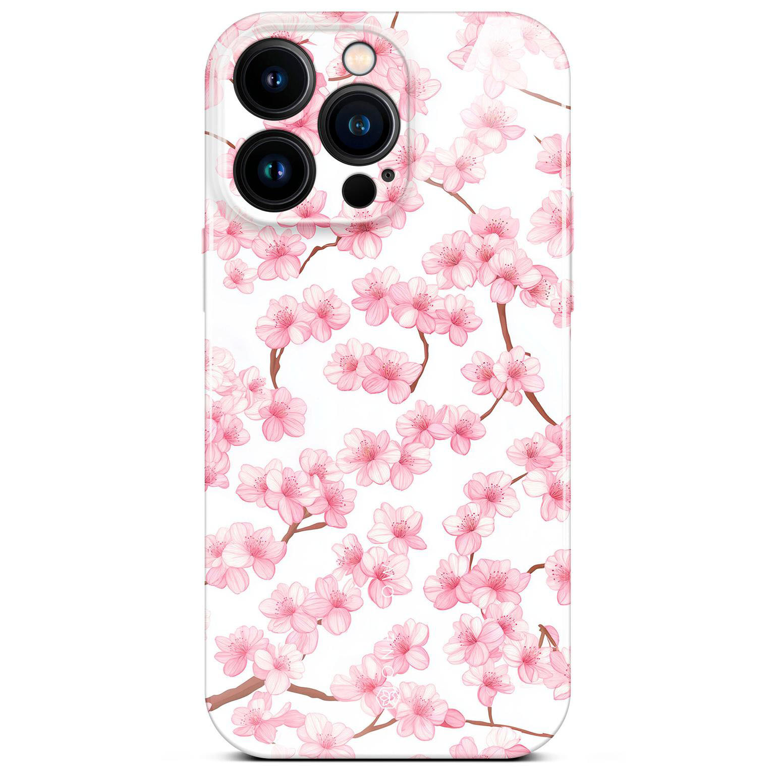 ONEFLOW Flower Cover iPhone 15 Pro Max Blumen Muster Hülle mit Blumen Design – Sakura Breeze ONEFLOW Flower Cover iPhone 15 Pro Max Blumen Muster Hülle mit Blumen Design – Sakura Breeze