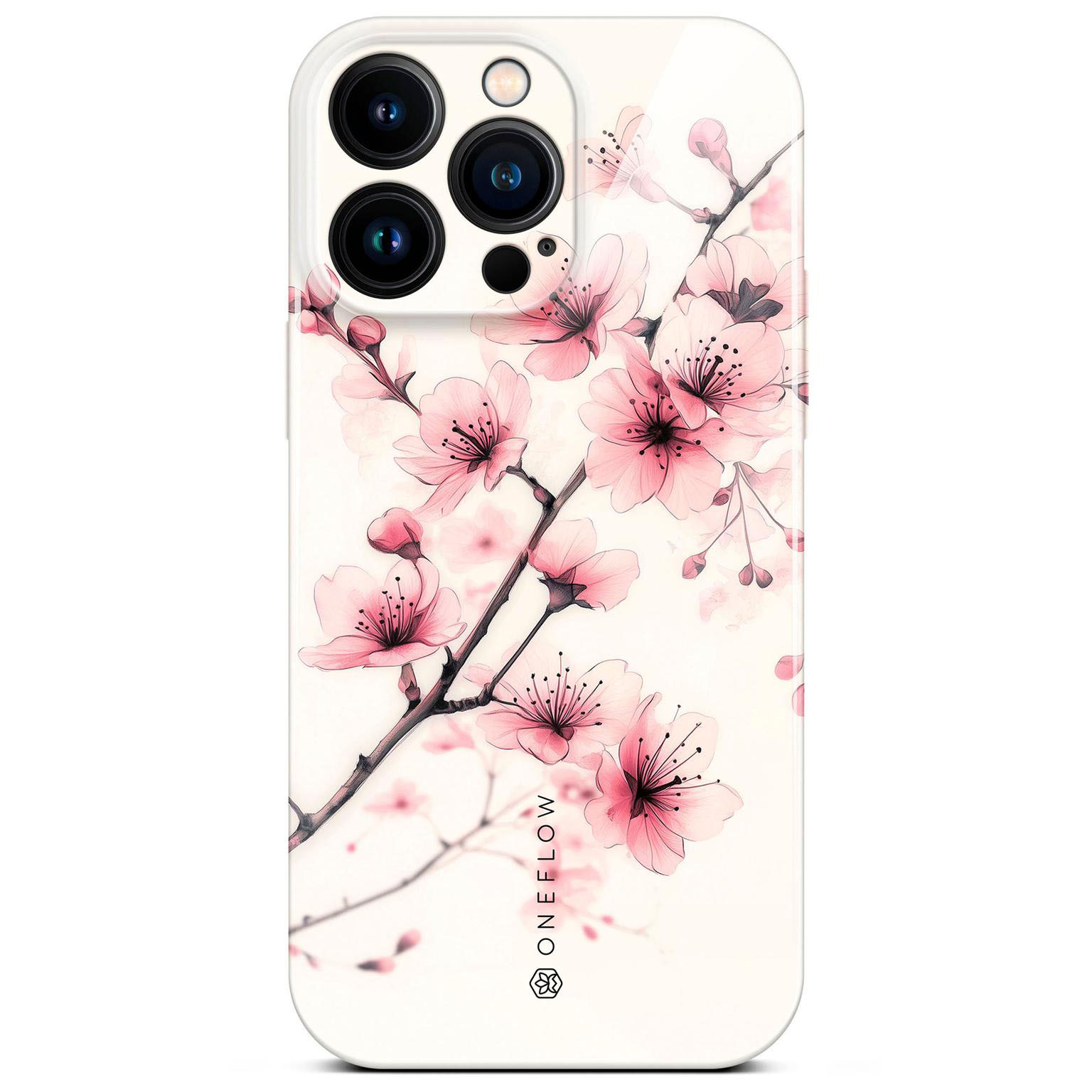 ONEFLOW Flower Cover iPhone 15 Pro Max Blumen Muster Hülle mit Blumen Design – Spring Serenity ONEFLOW Flower Cover iPhone 15 Pro Max Blumen Muster Hülle mit Blumen Design – Spring Serenity