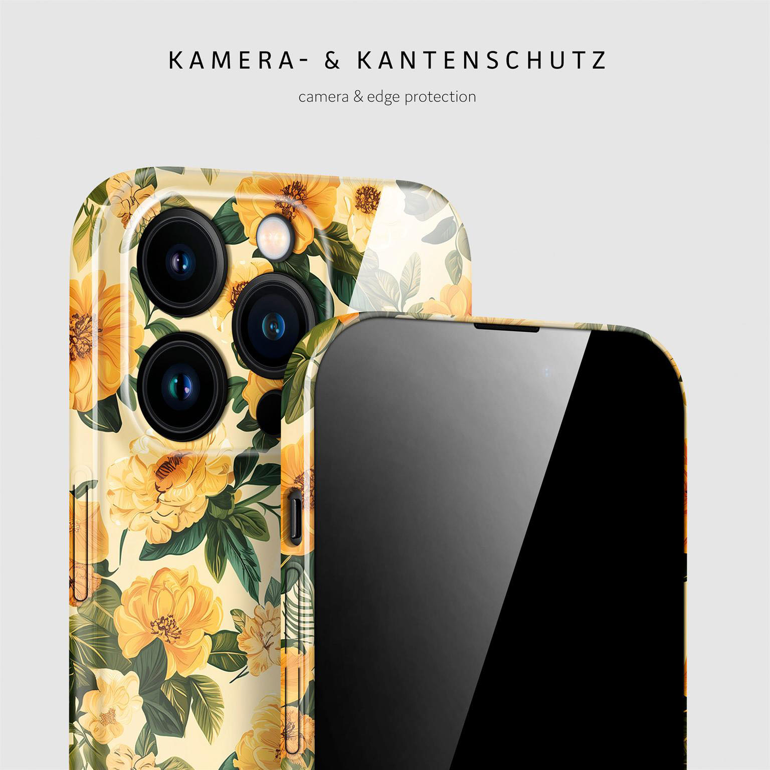 ONEFLOW Flower Cover iPhone 15 Pro Hülle mit Blumen Design – Weiteres Produktbild 2 ONEFLOW Flower Cover iPhone 15 Pro Hülle mit Blumen Design – Weiteres Produktbild 2