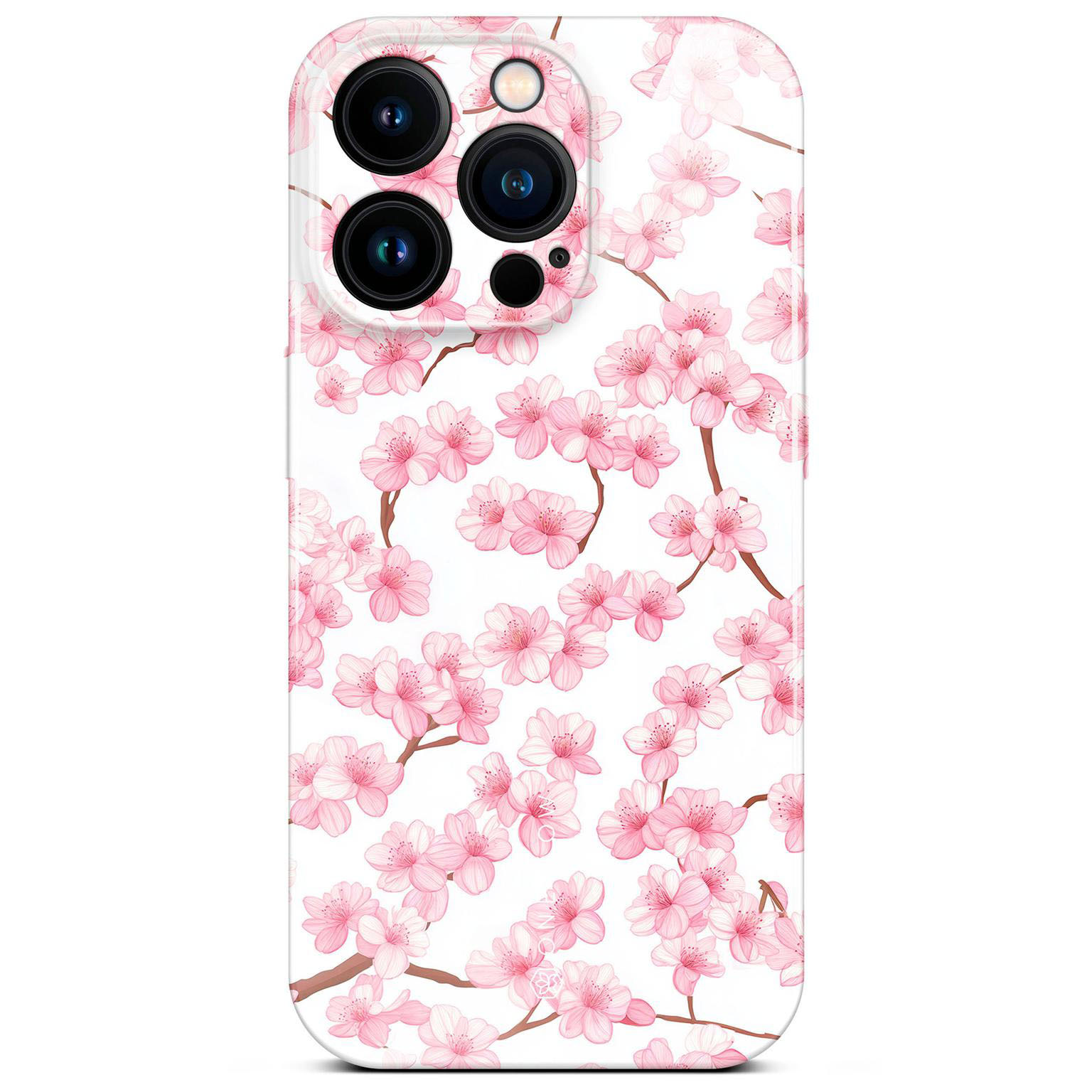 ONEFLOW Flower Cover iPhone 15 Pro Blumen Muster Hülle mit Blumen Design – Sakura Breeze ONEFLOW Flower Cover iPhone 15 Pro Blumen Muster Hülle mit Blumen Design – Sakura Breeze