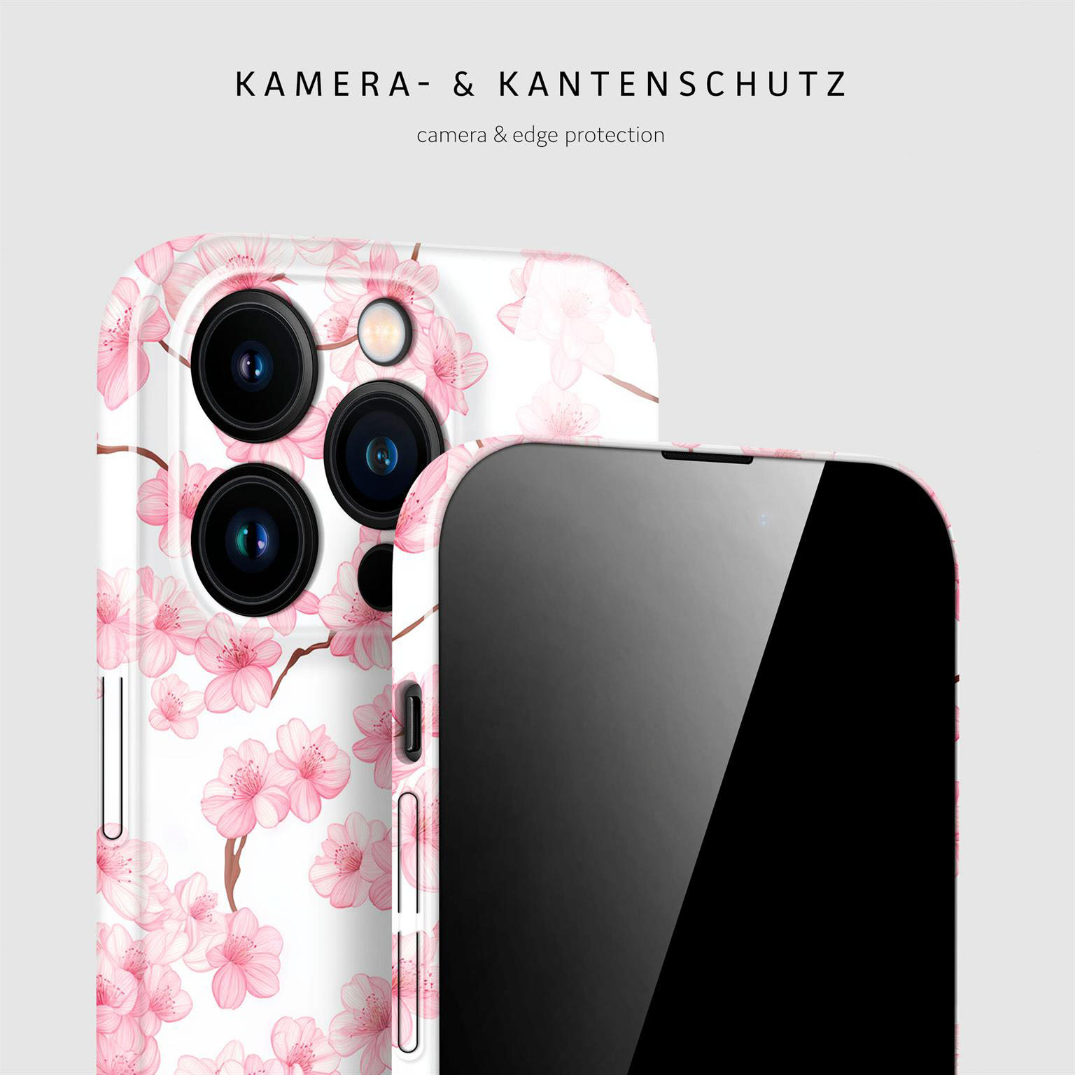 ONEFLOW Flower Cover iPhone 15 Pro Hülle mit Blumen Design – Weiteres Produktbild 2 ONEFLOW Flower Cover iPhone 15 Pro Hülle mit Blumen Design – Weiteres Produktbild 2