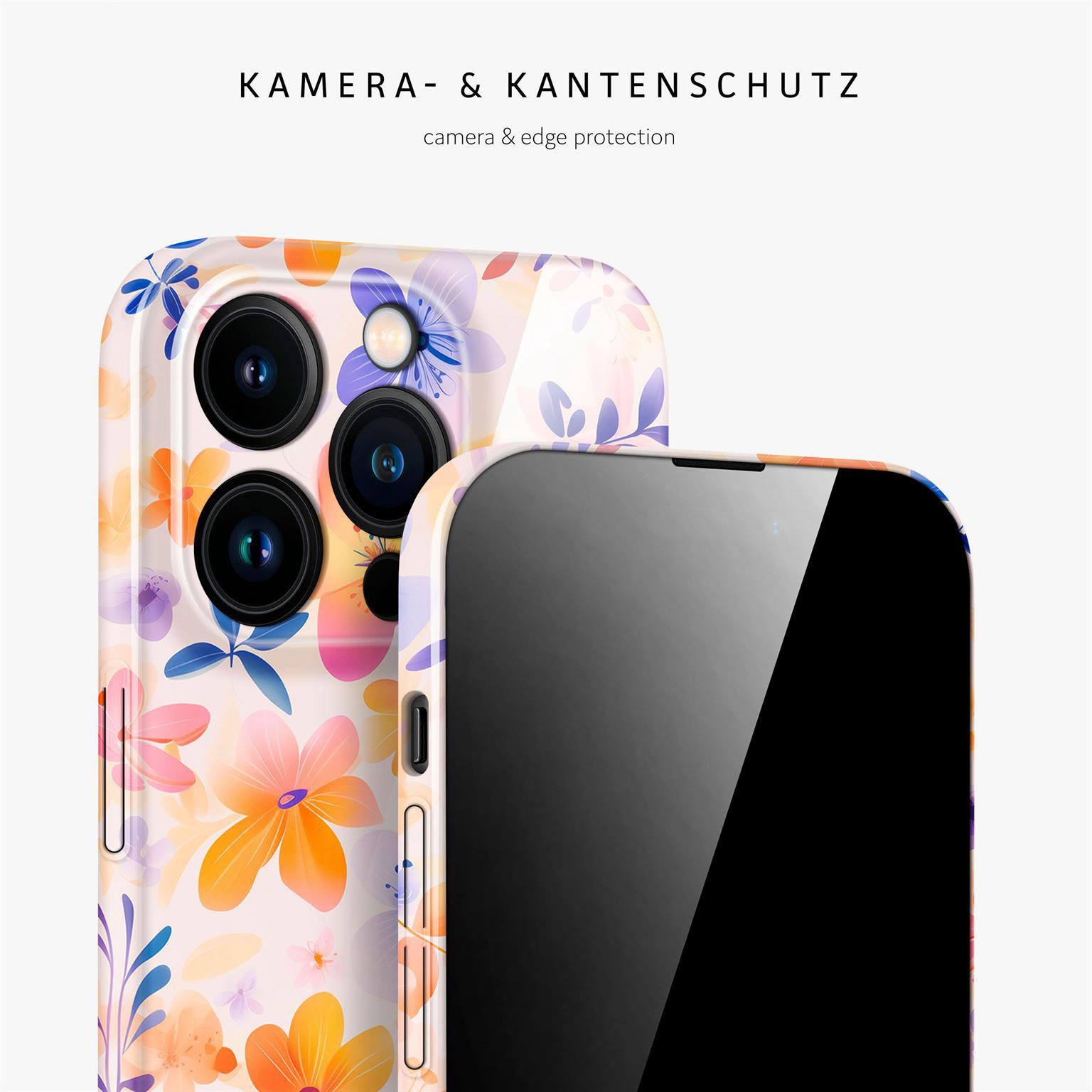 ONEFLOW Flower Cover iPhone 15 Pro Hülle mit Blumen Design – Weiteres Produktbild 2 ONEFLOW Flower Cover iPhone 15 Pro Hülle mit Blumen Design – Weiteres Produktbild 2