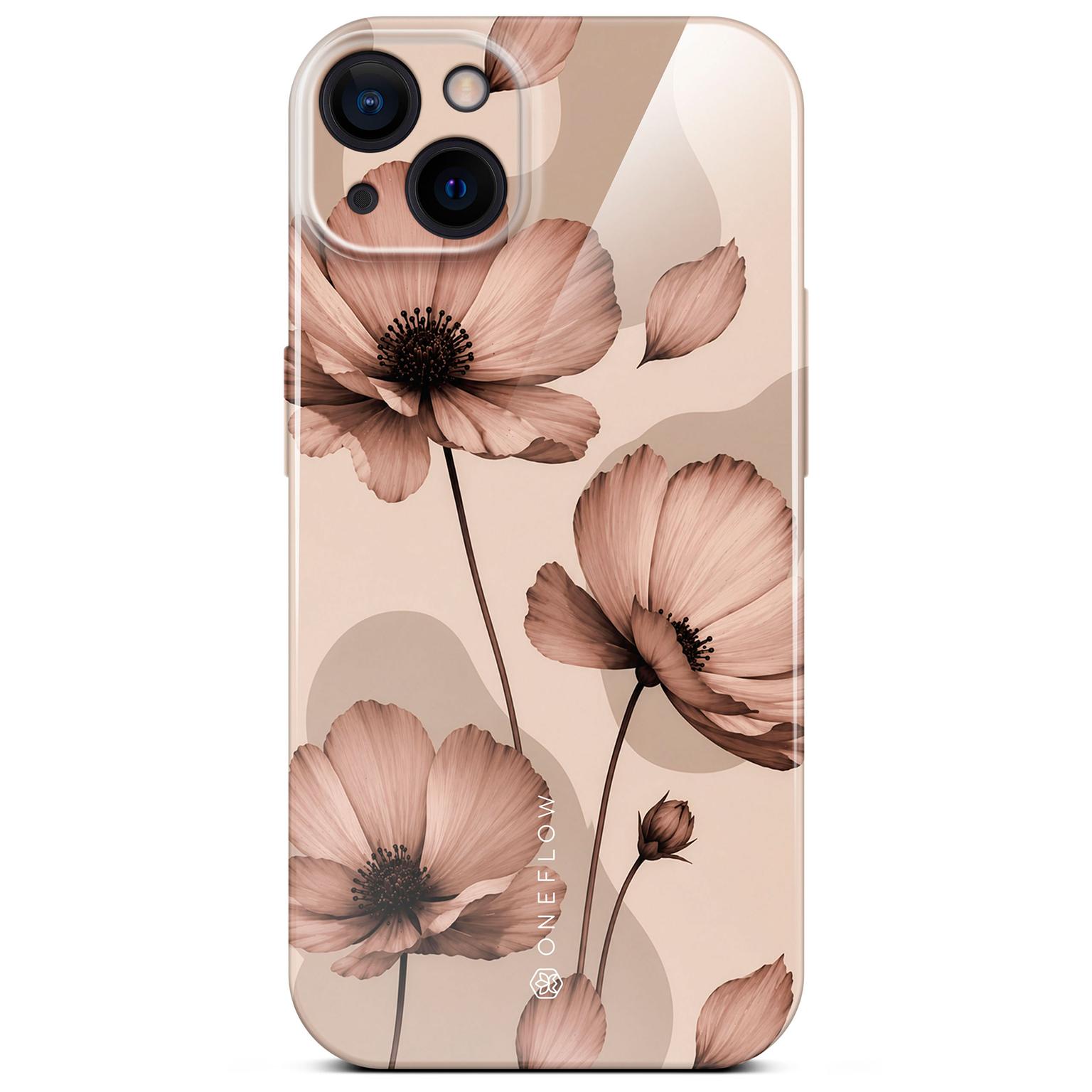 ONEFLOW Flower Cover iPhone 15 Blumen Muster Hülle mit Blumen Design – Café Couture ONEFLOW Flower Cover iPhone 15 Blumen Muster Hülle mit Blumen Design – Café Couture