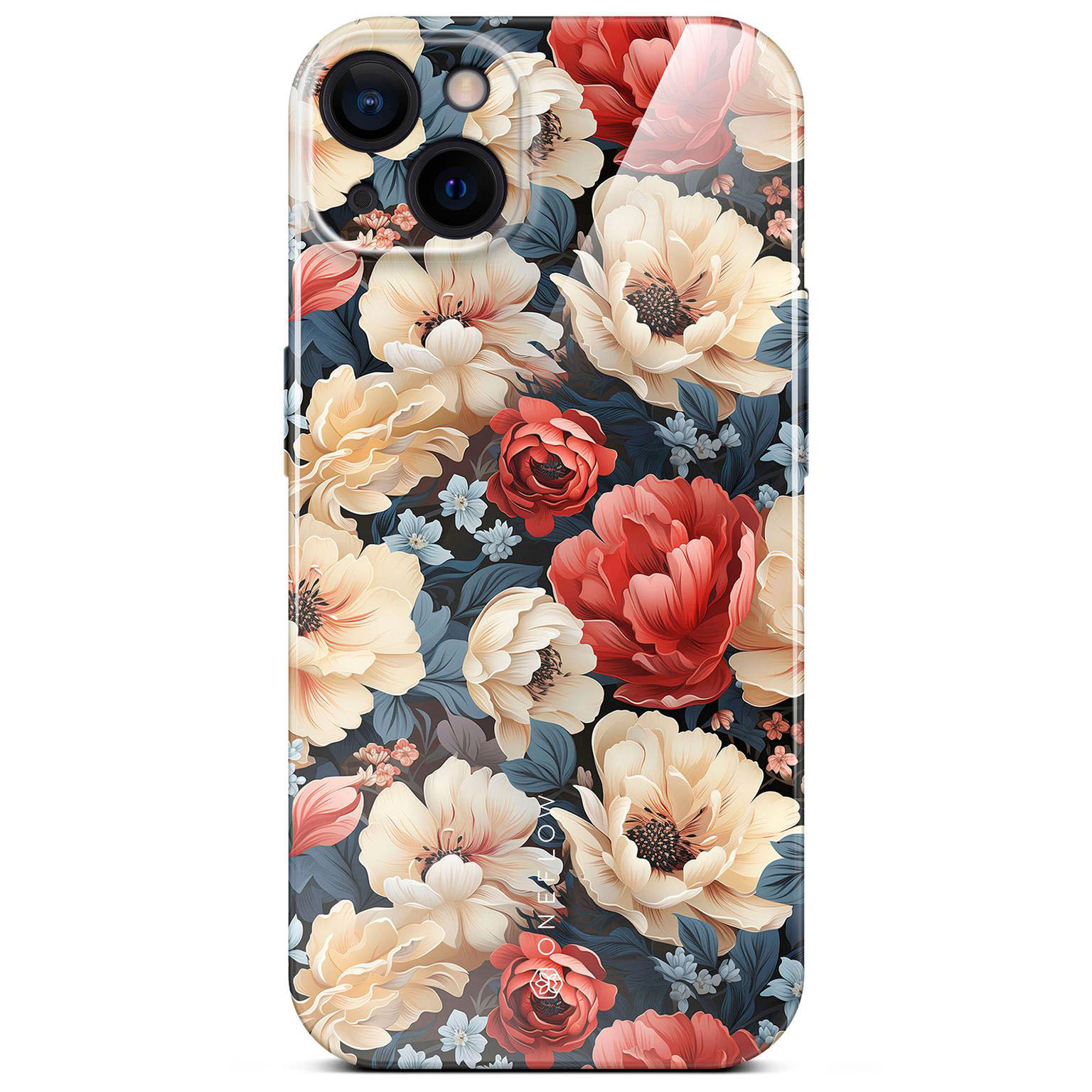 ONEFLOW Flower Cover iPhone 15 Blumen Muster Hülle mit Blumen Design – Mystic Flora ONEFLOW Flower Cover iPhone 15 Blumen Muster Hülle mit Blumen Design – Mystic Flora