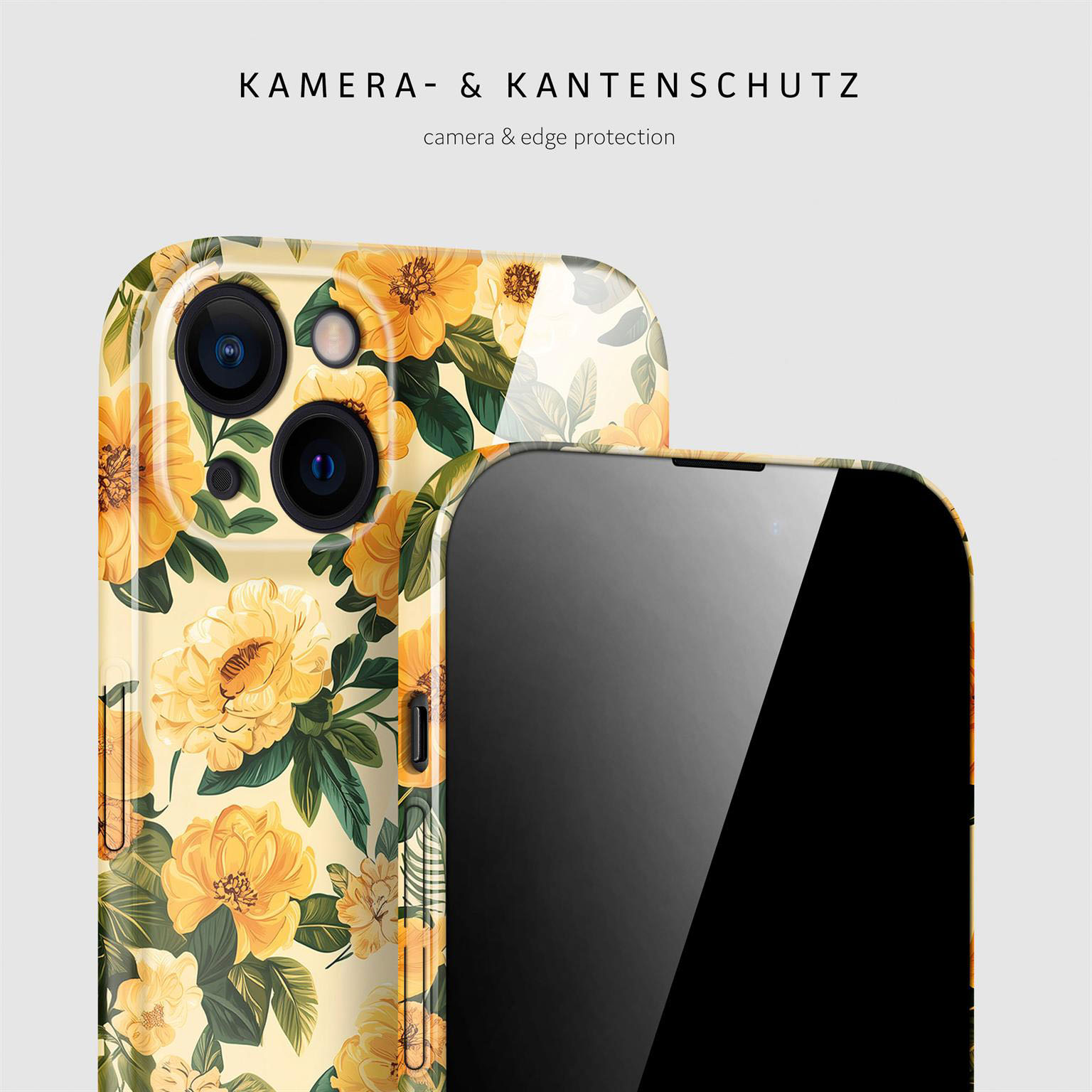 ONEFLOW Flower Cover iPhone 15 Hülle mit Blumen Design – Weiteres Produktbild 2