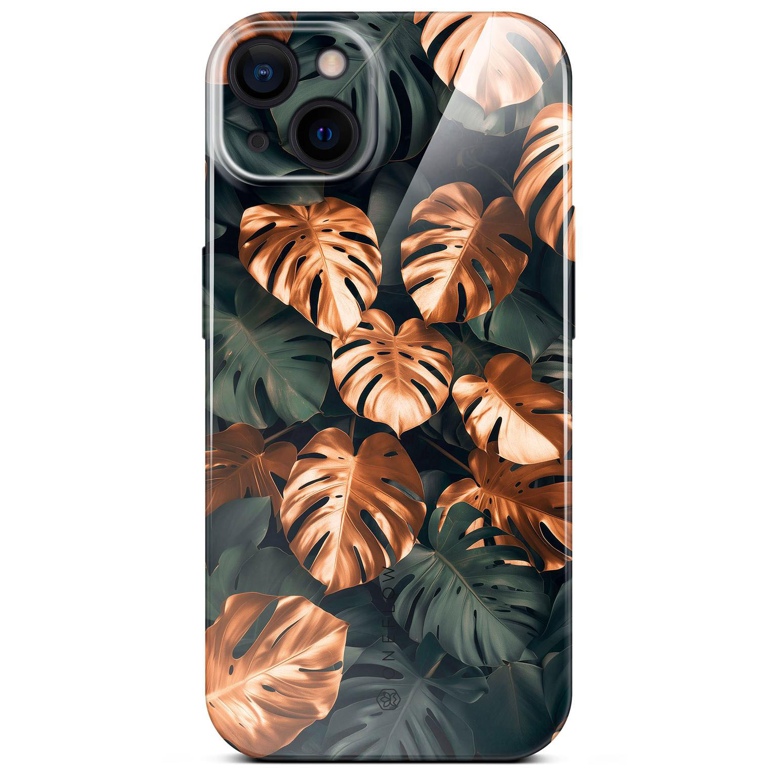 ONEFLOW Flower Cover iPhone 15 Blumen Muster Hülle mit Blumen Design – Tropical Touch ONEFLOW Flower Cover iPhone 15 Blumen Muster Hülle mit Blumen Design – Tropical Touch