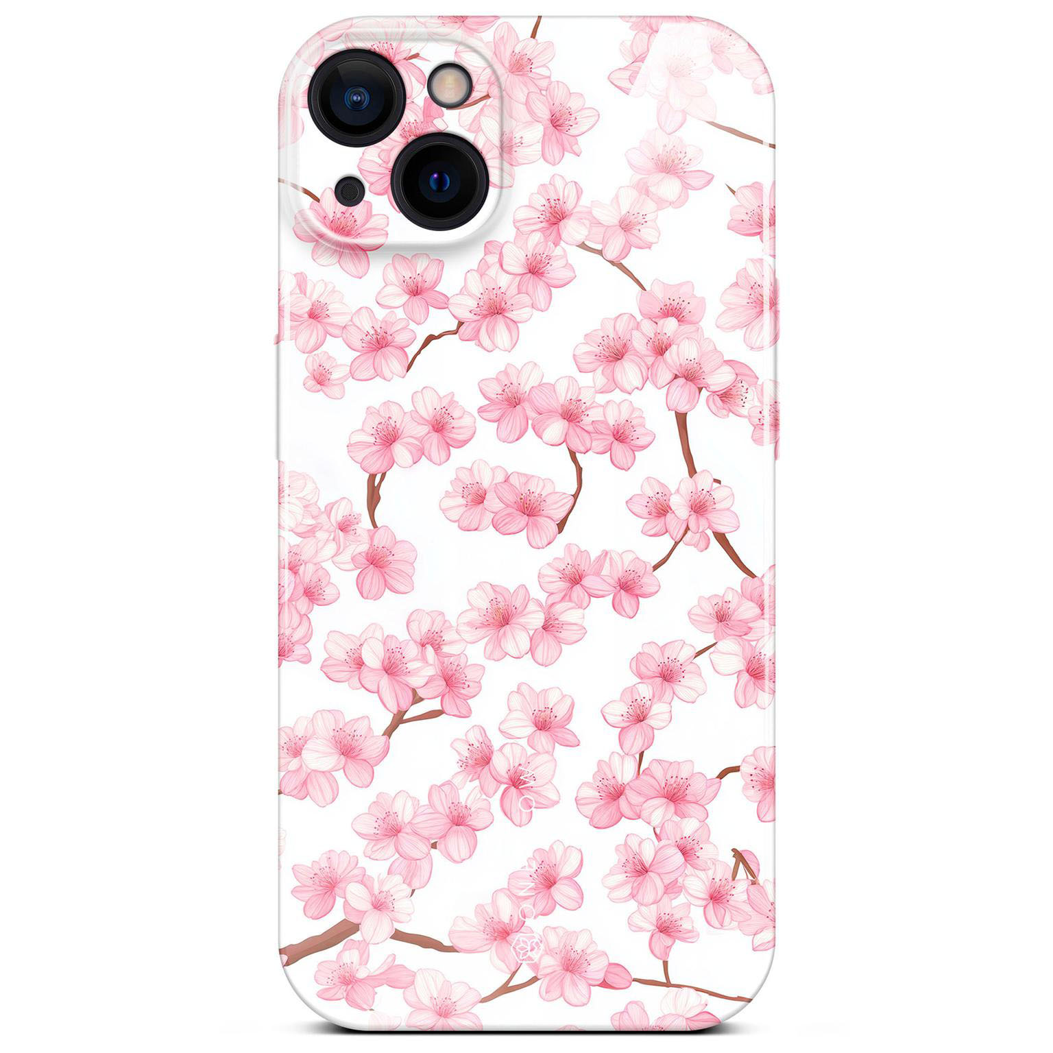ONEFLOW Flower Cover iPhone 15 Blumen Muster Hülle mit Blumen Design – Sakura Breeze ONEFLOW Flower Cover iPhone 15 Blumen Muster Hülle mit Blumen Design – Sakura Breeze