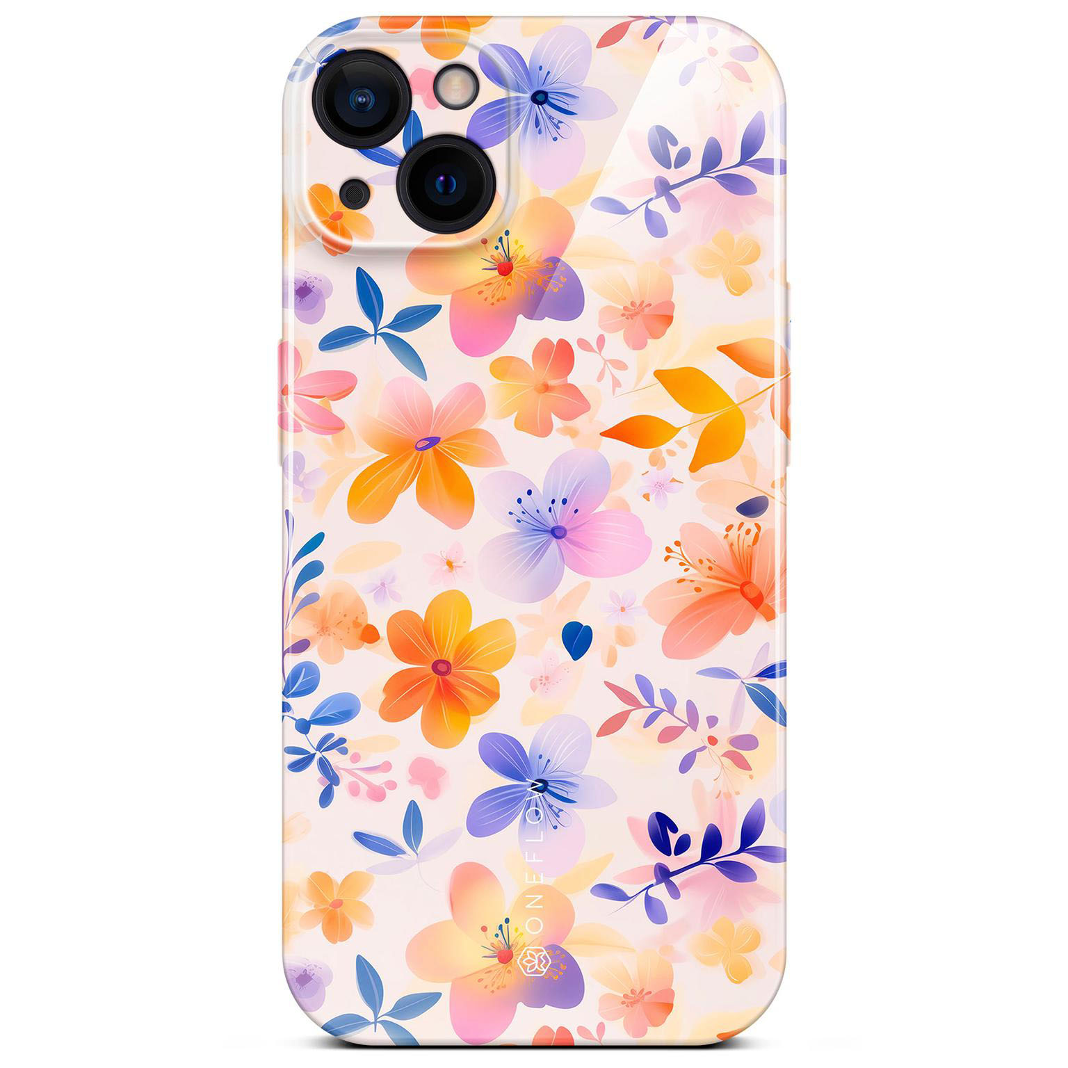 ONEFLOW Flower Cover iPhone 15 Blumen Muster Hülle mit Blumen Design – Floral Euphoria ONEFLOW Flower Cover iPhone 15 Blumen Muster Hülle mit Blumen Design – Floral Euphoria