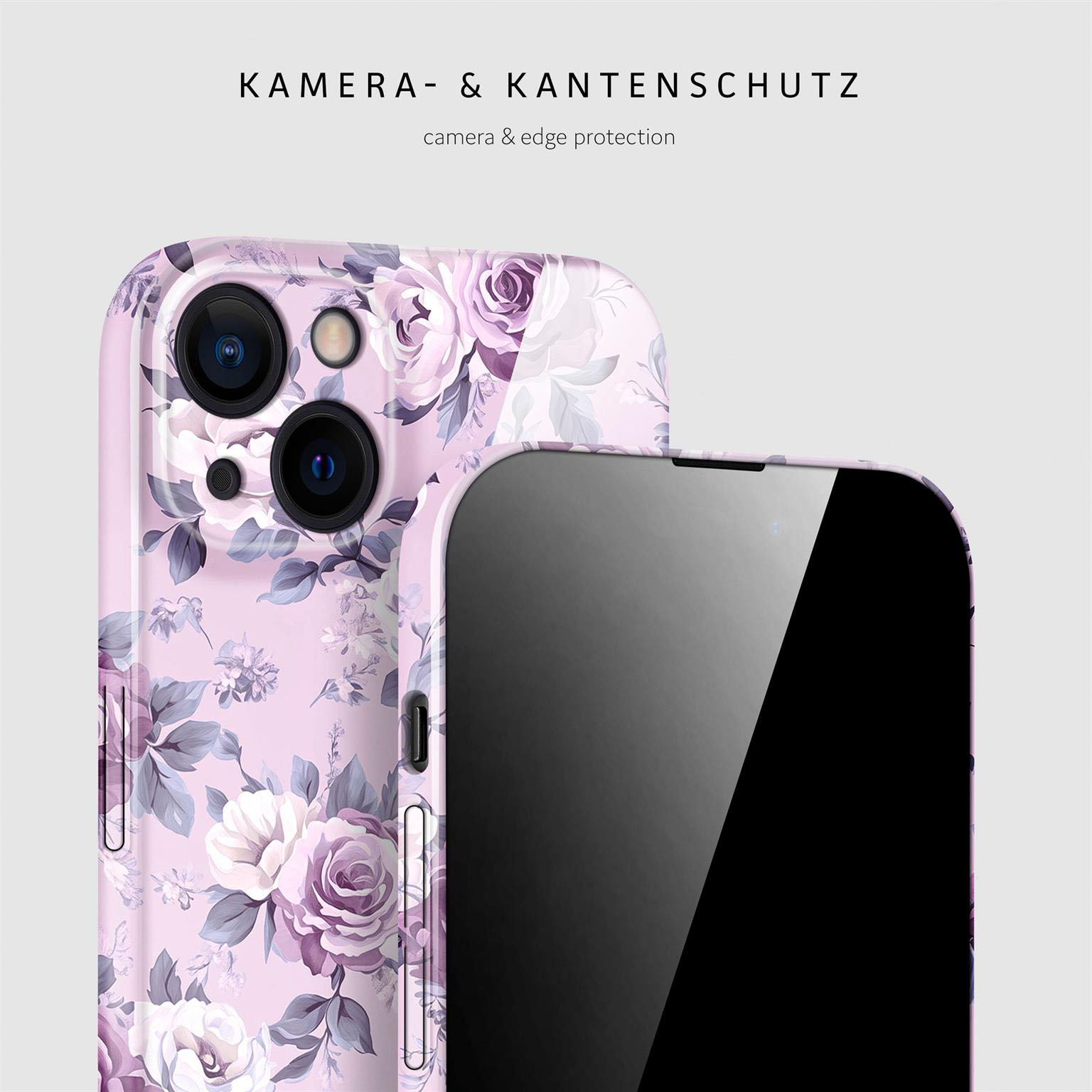 ONEFLOW Flower Cover iPhone 15 Hülle mit Blumen Design – Weiteres Produktbild 2 ONEFLOW Flower Cover iPhone 15 Hülle mit Blumen Design – Weiteres Produktbild 2