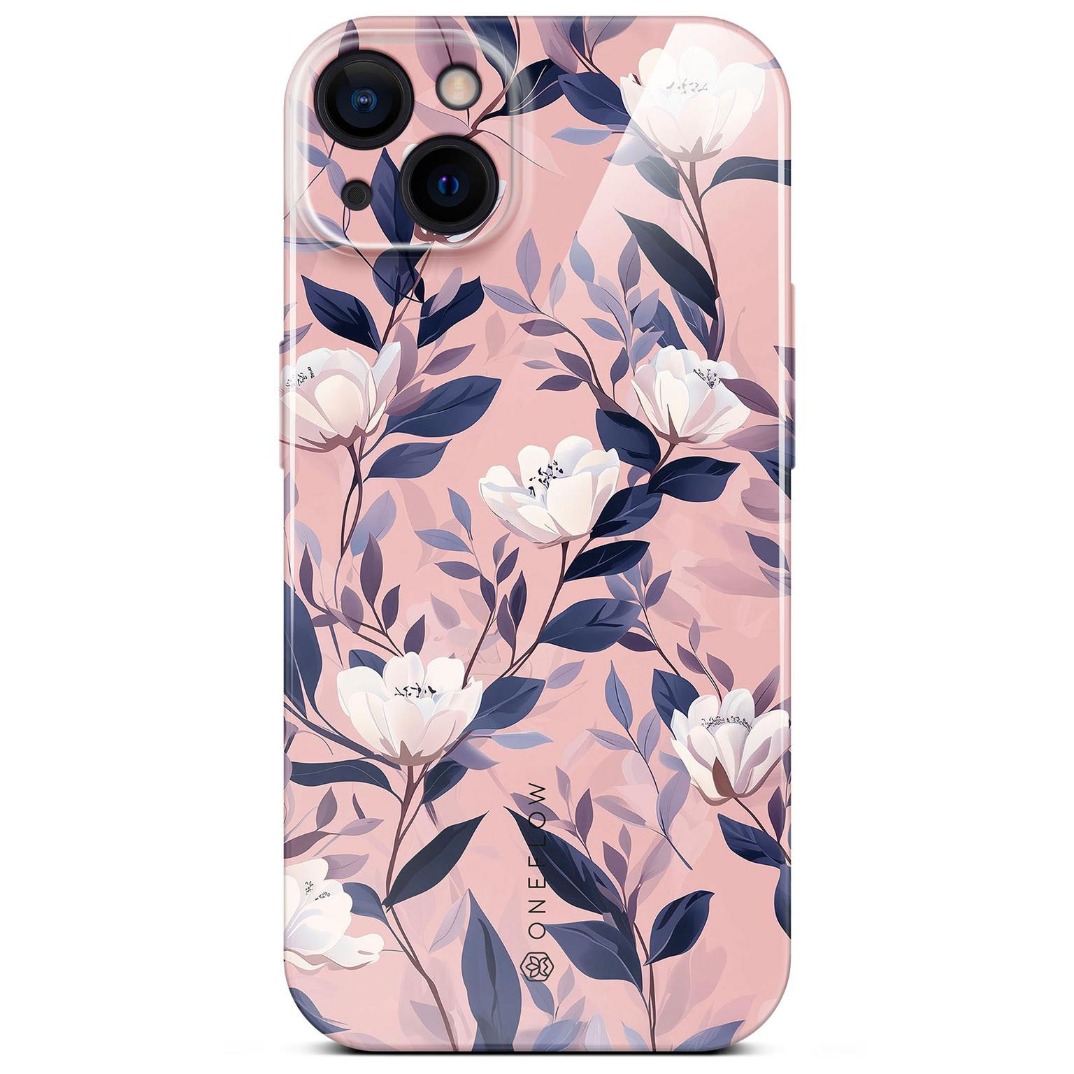 ONEFLOW Flower Cover iPhone 15 Blumen Muster Hülle mit Blumen Design – Sunset Bloom ONEFLOW Flower Cover iPhone 15 Blumen Muster Hülle mit Blumen Design – Sunset Bloom