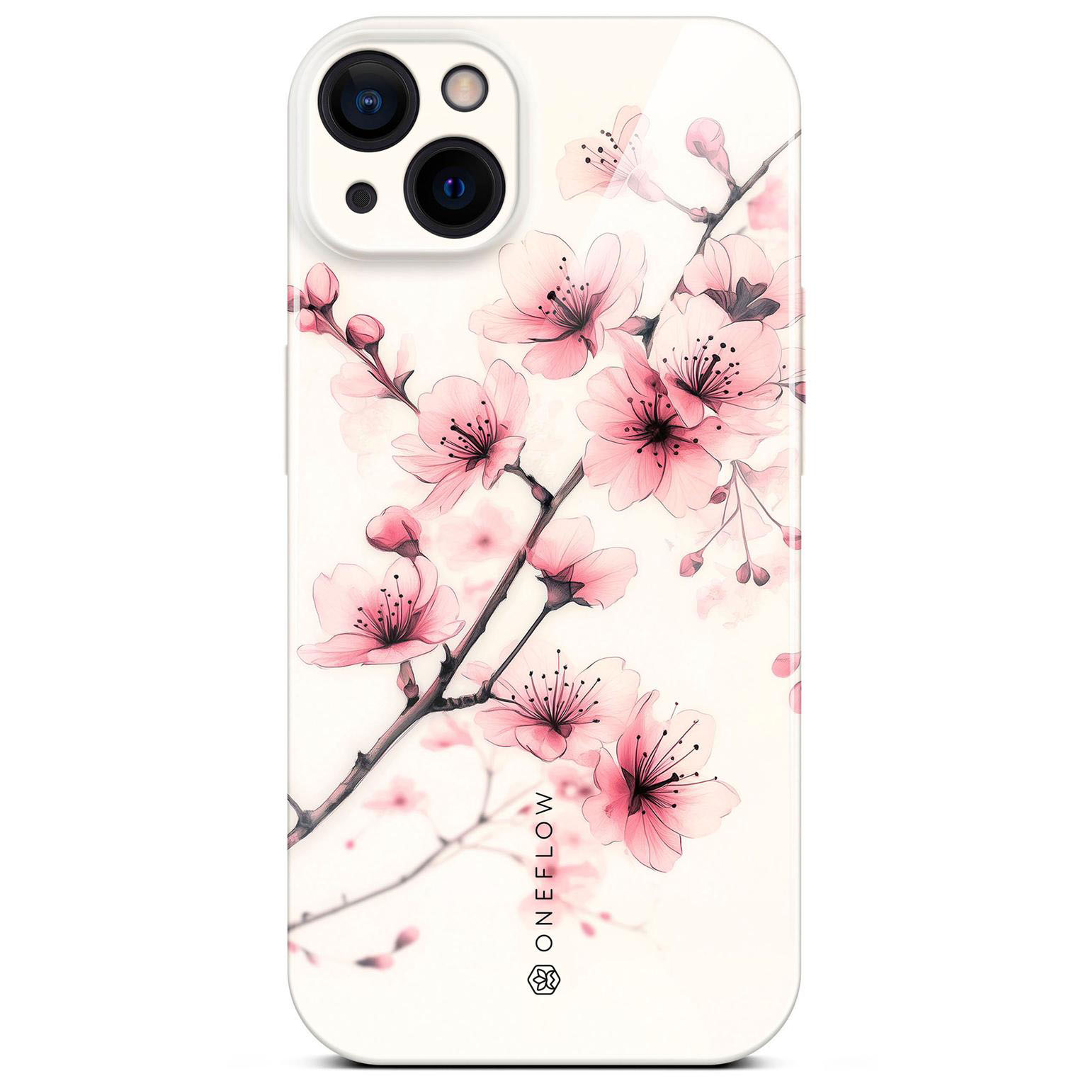 ONEFLOW Flower Cover iPhone 15 Blumen Muster Hülle mit Blumen Design – Spring Serenity ONEFLOW Flower Cover iPhone 15 Blumen Muster Hülle mit Blumen Design – Spring Serenity