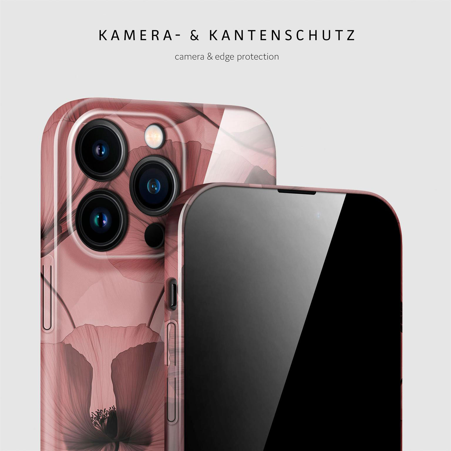 ONEFLOW Flower Cover iPhone 16 Pro Max Hülle mit Blumen Design – Weiteres Produktbild 2 ONEFLOW Flower Cover iPhone 16 Pro Max Hülle mit Blumen Design – Weiteres Produktbild 2