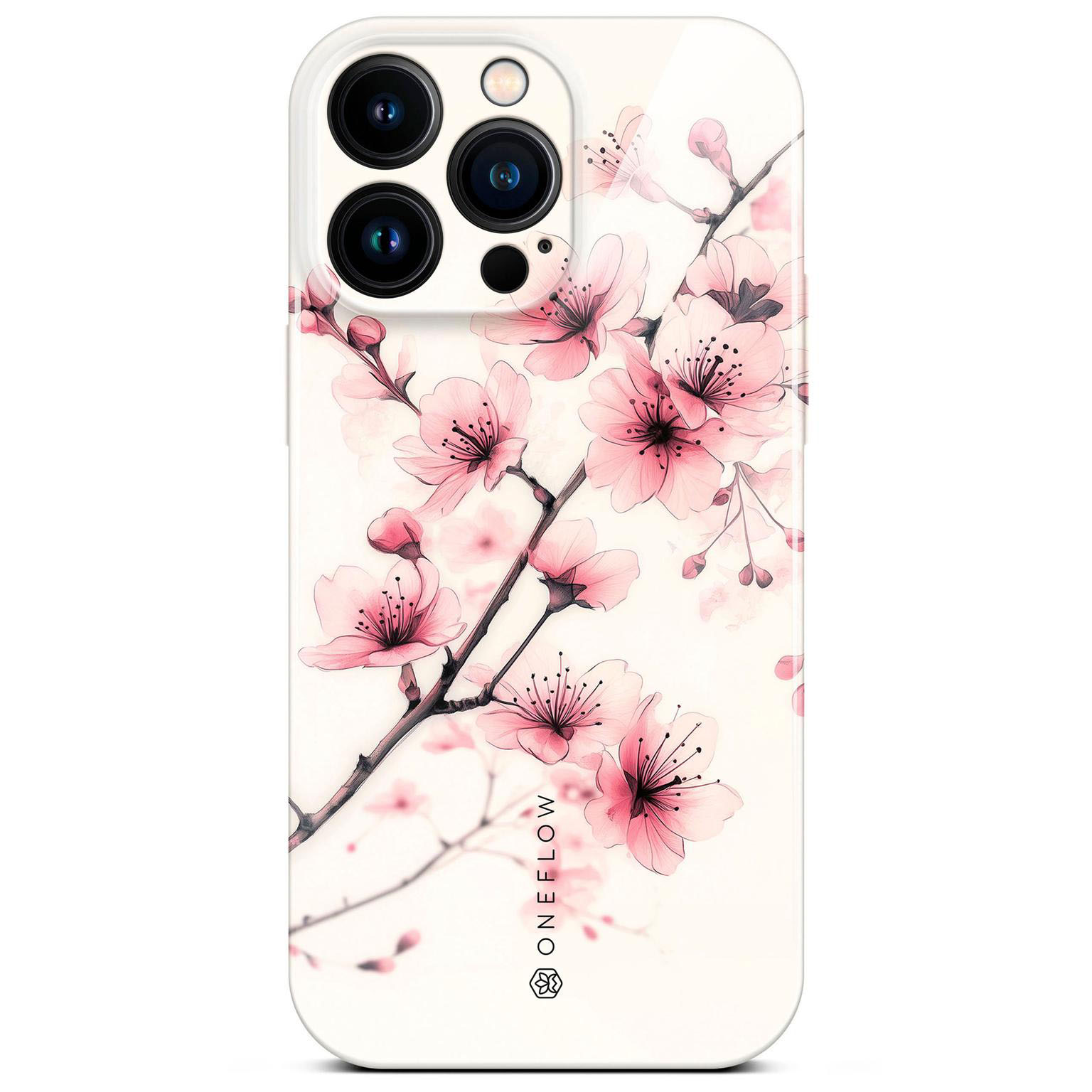 ONEFLOW Flower Cover iPhone 16 Pro Max Blumen Muster Hülle mit Blumen Design – Spring Serenity ONEFLOW Flower Cover iPhone 16 Pro Max Blumen Muster Hülle mit Blumen Design – Spring Serenity