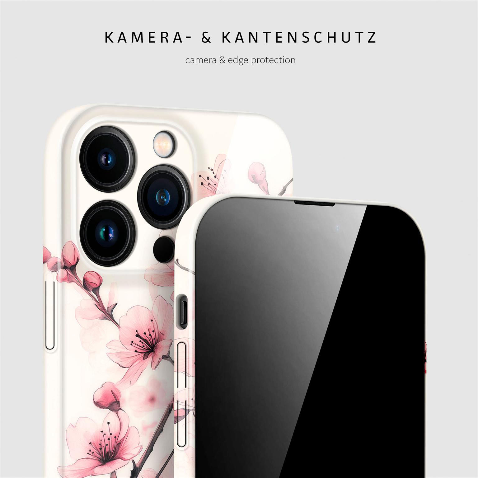 ONEFLOW Flower Cover iPhone 16 Pro Max Hülle mit Blumen Design – Weiteres Produktbild 2 ONEFLOW Flower Cover iPhone 16 Pro Max Hülle mit Blumen Design – Weiteres Produktbild 2