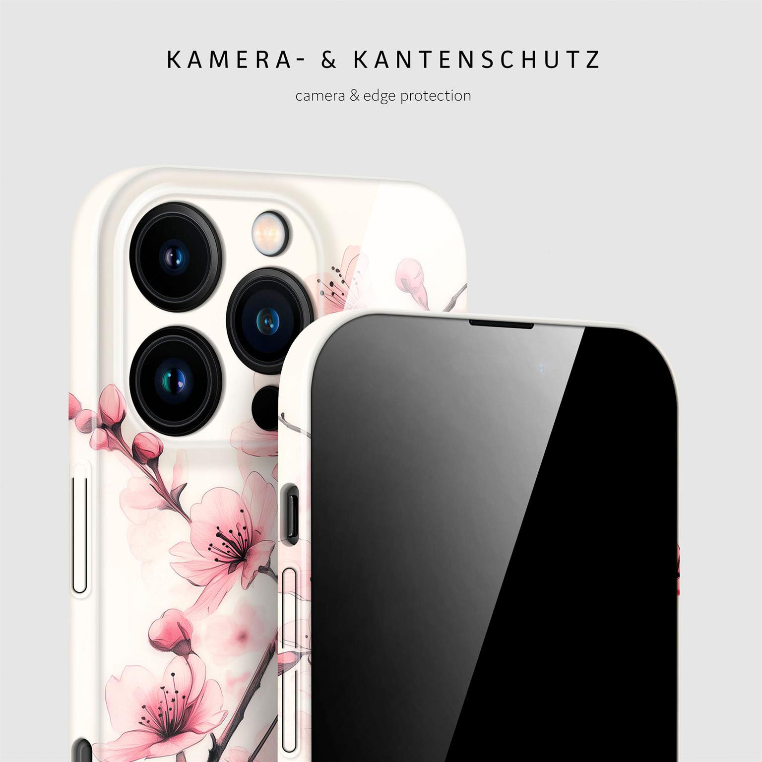 ONEFLOW Flower Cover iPhone 16 Pro Hülle mit Blumen Design – Weiteres Produktbild 2 ONEFLOW Flower Cover iPhone 16 Pro Hülle mit Blumen Design – Weiteres Produktbild 2