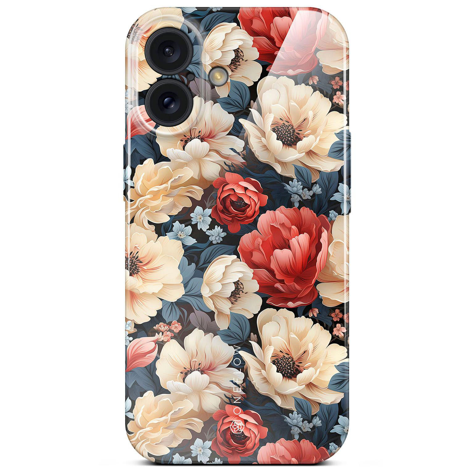ONEFLOW Flower Cover iPhone 16 Blumen Muster Hülle mit Blumen Design – Mystic Flora ONEFLOW Flower Cover iPhone 16 Blumen Muster Hülle mit Blumen Design – Mystic Flora