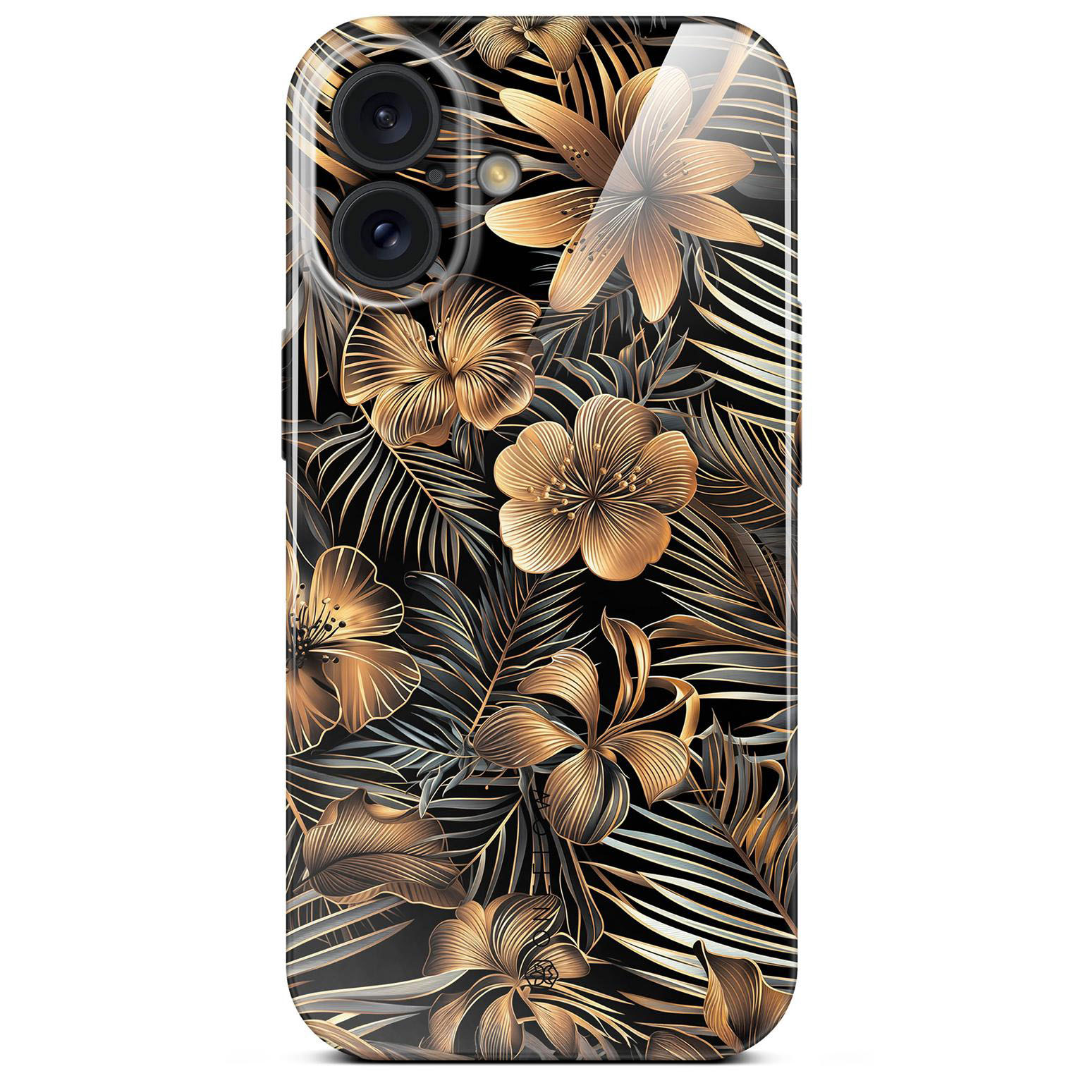 ONEFLOW Flower Cover iPhone 16 Blumen Muster Hülle mit Blumen Design – Exotic Glow ONEFLOW Flower Cover iPhone 16 Blumen Muster Hülle mit Blumen Design – Exotic Glow