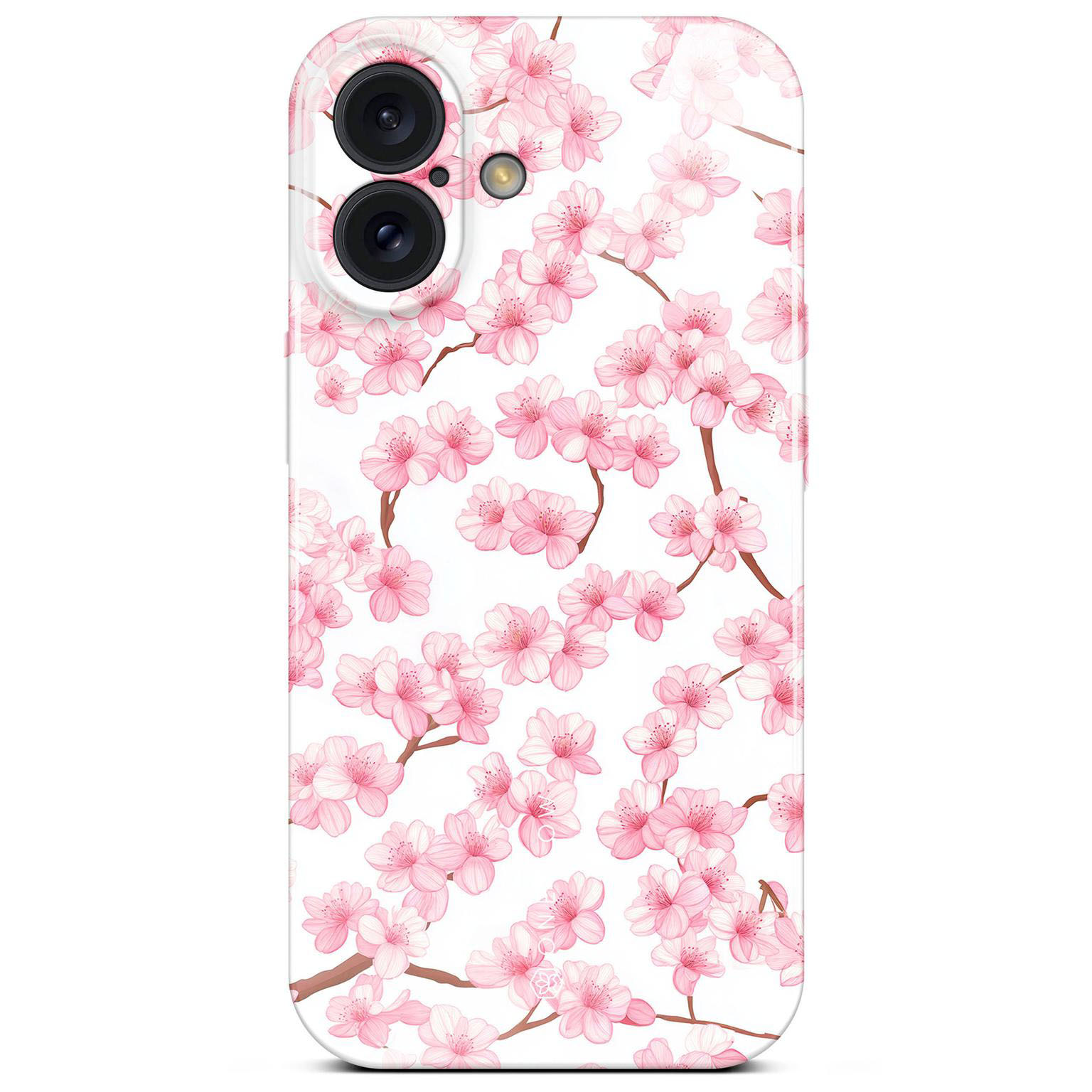 ONEFLOW Flower Cover iPhone 16 Blumen Muster Hülle mit Blumen Design – Sakura Breeze ONEFLOW Flower Cover iPhone 16 Blumen Muster Hülle mit Blumen Design – Sakura Breeze