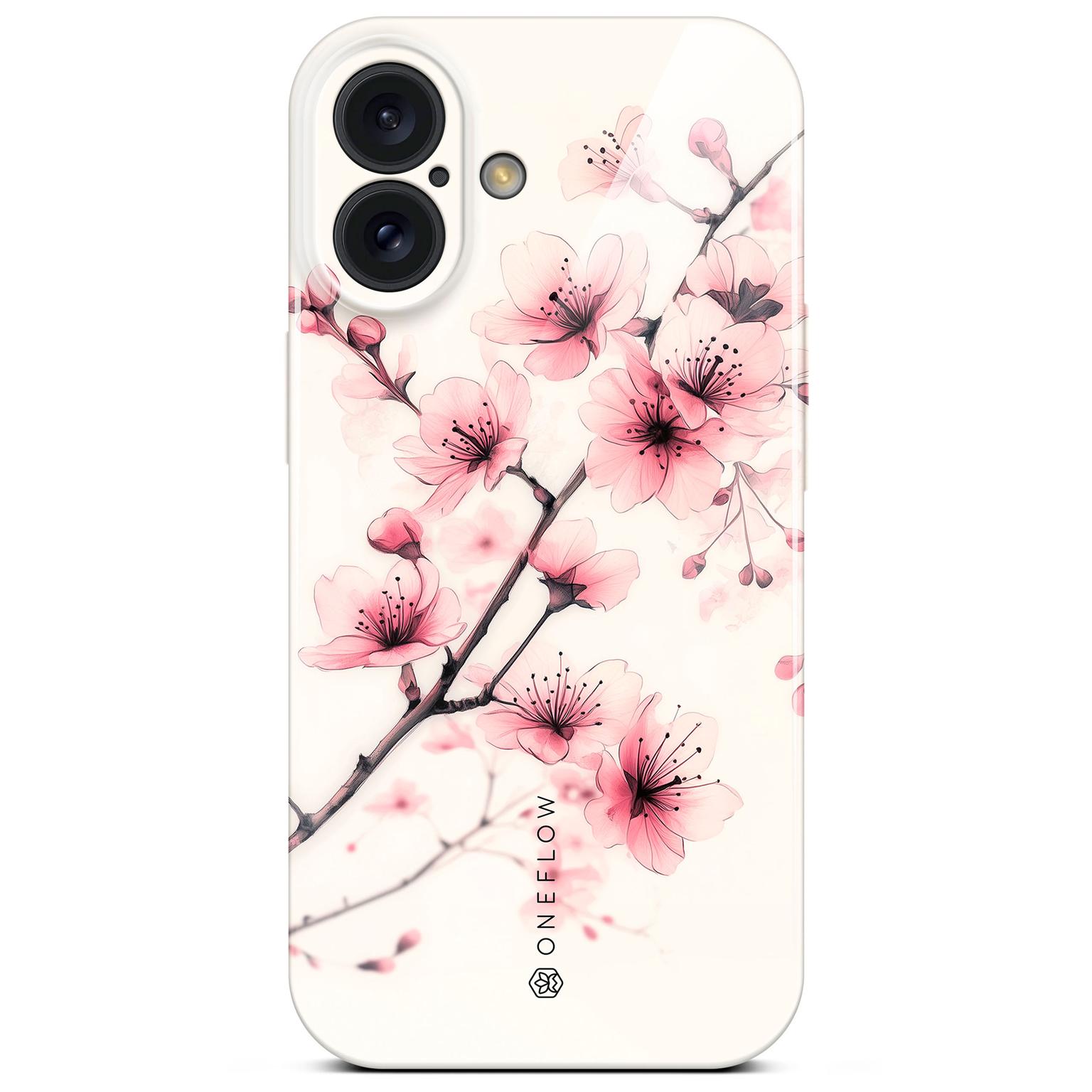 ONEFLOW Flower Cover iPhone 16 Blumen Muster Hülle mit Blumen Design – Spring Serenity ONEFLOW Flower Cover iPhone 16 Blumen Muster Hülle mit Blumen Design – Spring Serenity