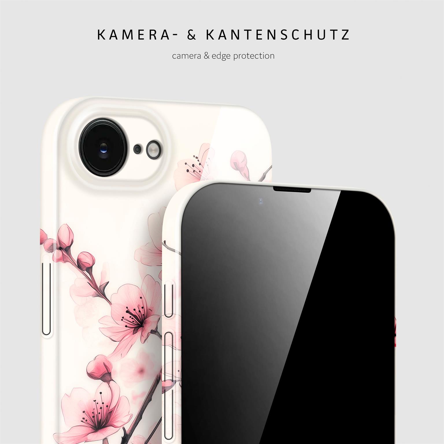 ONEFLOW Flower Cover iPhone 16e Blumen Muster – Weiteres Produktbild 2