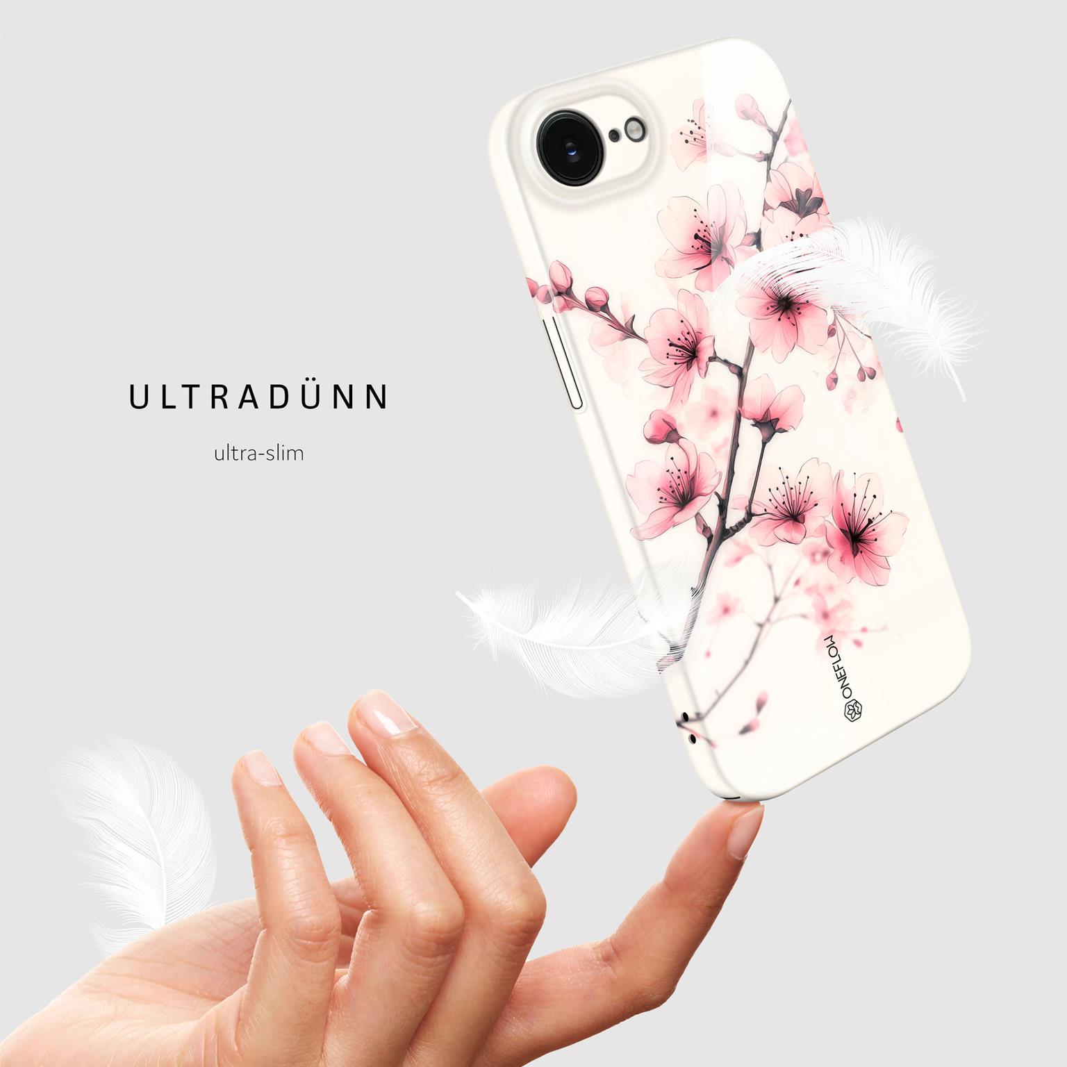 ONEFLOW Flower Cover iPhone 16e Blumen Muster – Weiteres Produktbild 5