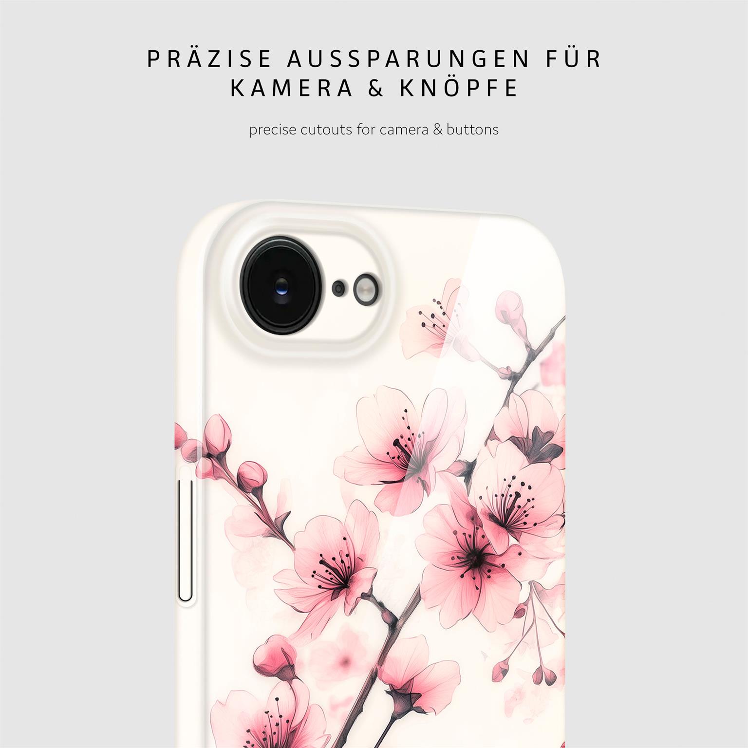 ONEFLOW Flower Cover iPhone 16e Blumen Muster – Weiteres Produktbild 7