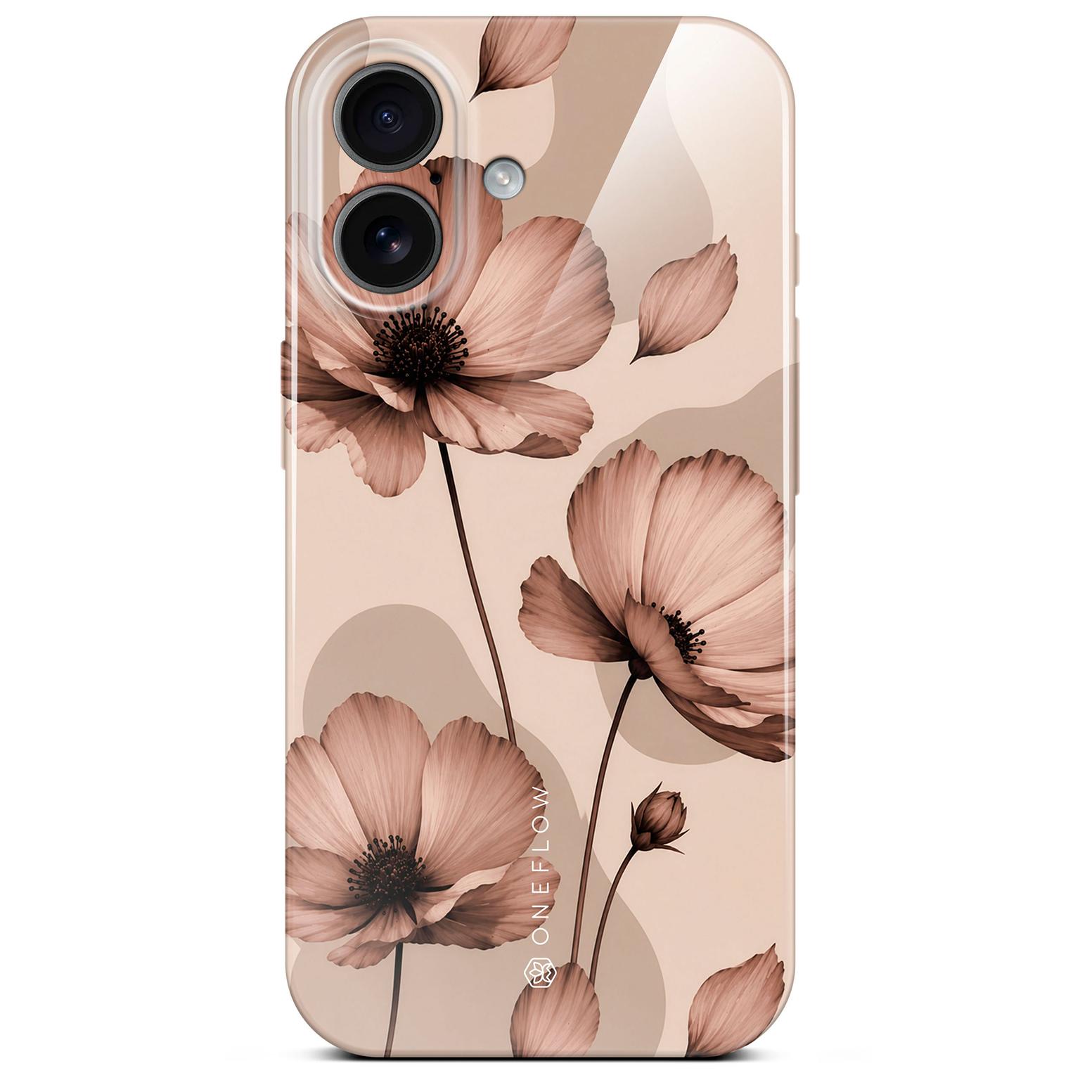 ONEFLOW Flower Cover iPhone 17 Hülle mit Blumen Design – Café Couture ONEFLOW Flower Cover iPhone 17 Hülle mit Blumen Design – Café Couture