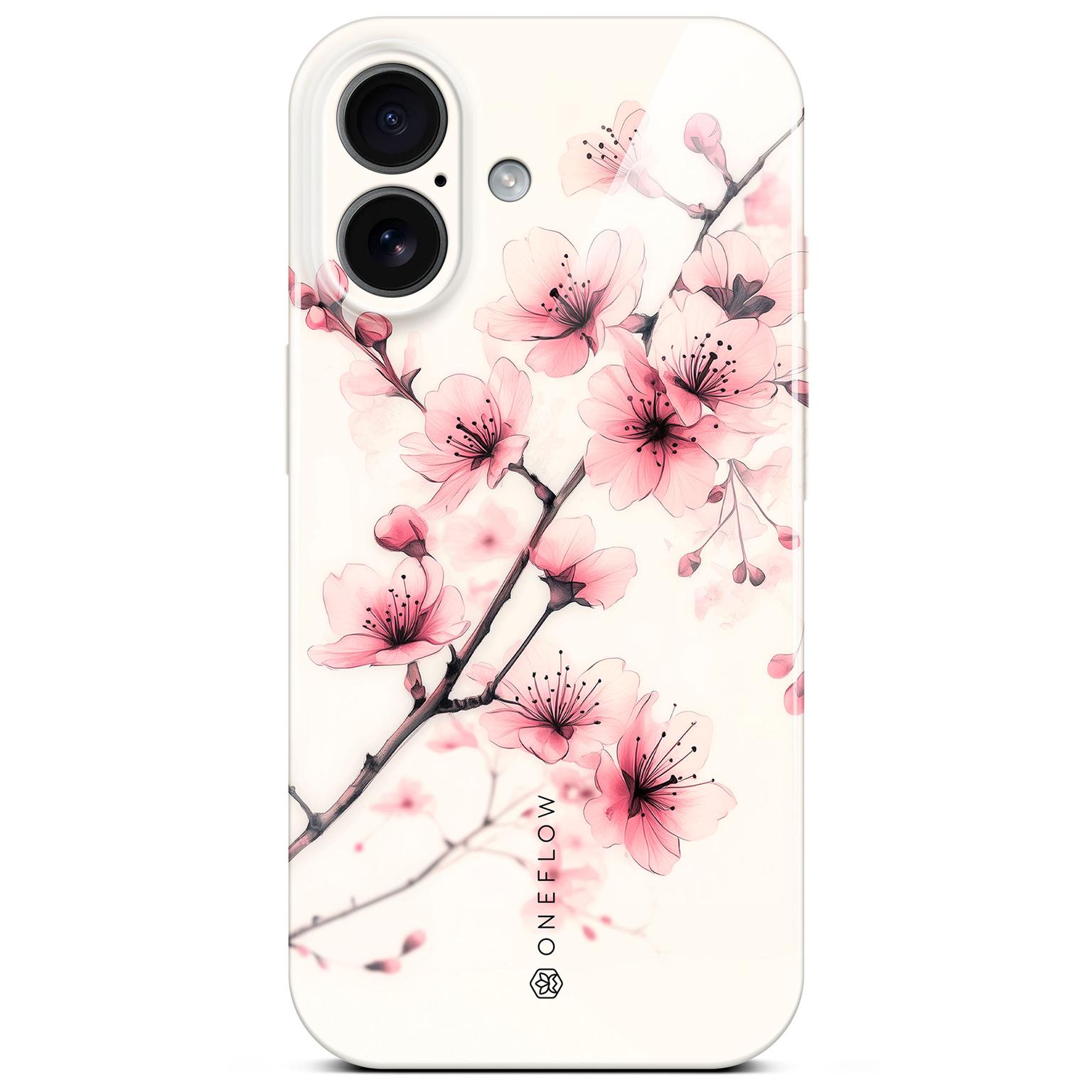 ONEFLOW Flower Cover iPhone 17 Blumen Muster Hülle mit Blumen Design – Spring Serenity ONEFLOW Flower Cover iPhone 17 Blumen Muster Hülle mit Blumen Design – Spring Serenity
